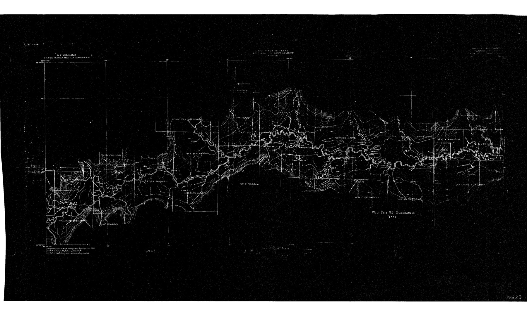 78323, North Sulphur River, Bartley Gin Sheet, General Map Collection