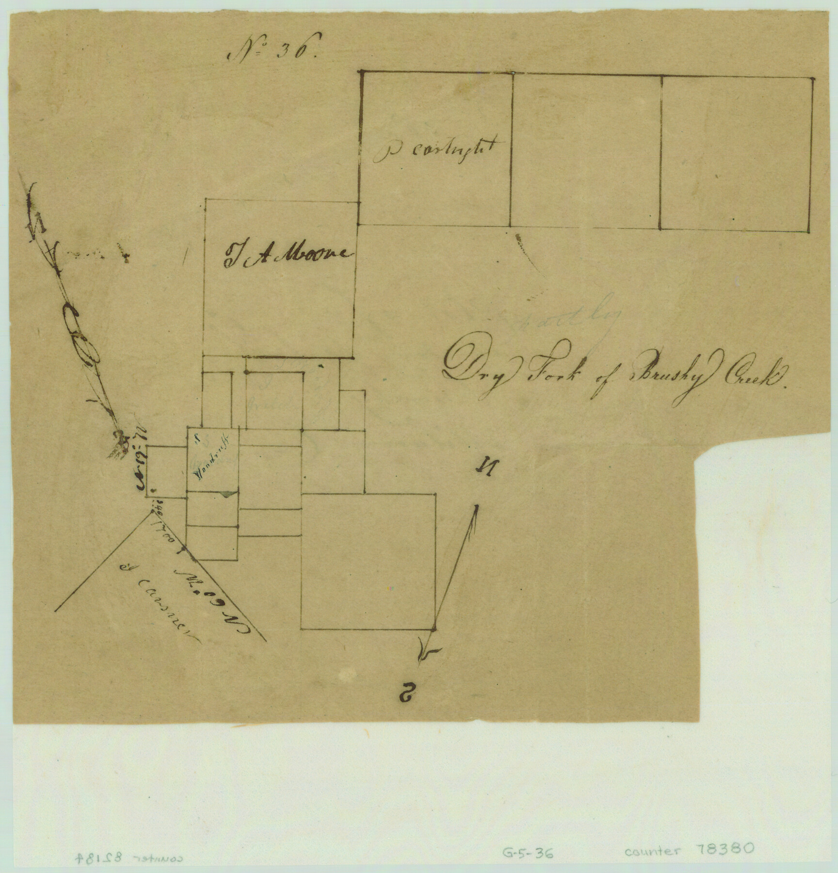 78380, Dry Fork of Brushy Creek, General Map Collection