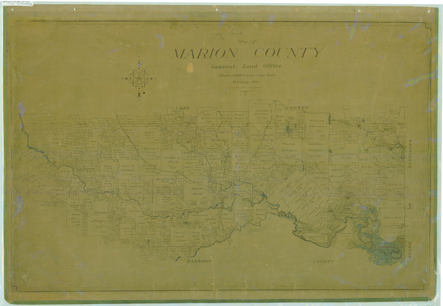78405, Map of Marion County, General Map Collection