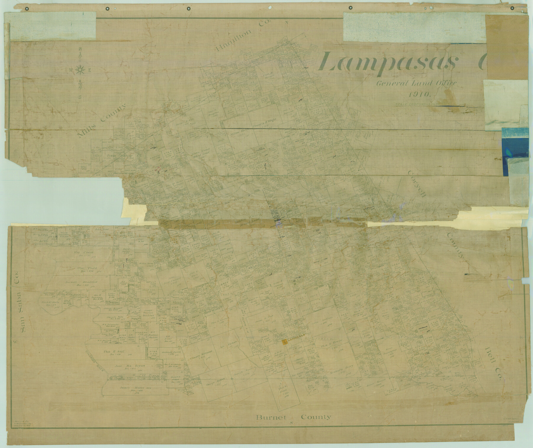 78415, Lampasas Co., General Map Collection