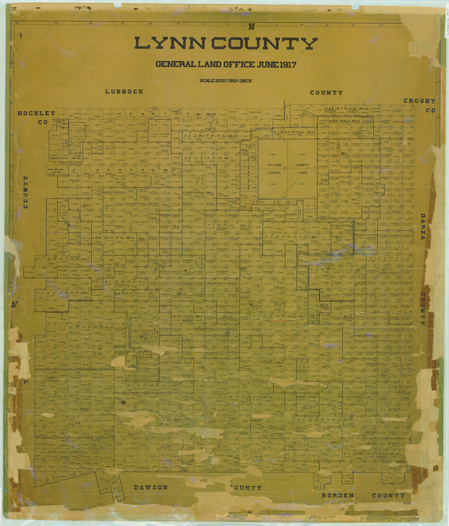 78417, Lynn County, General Map Collection