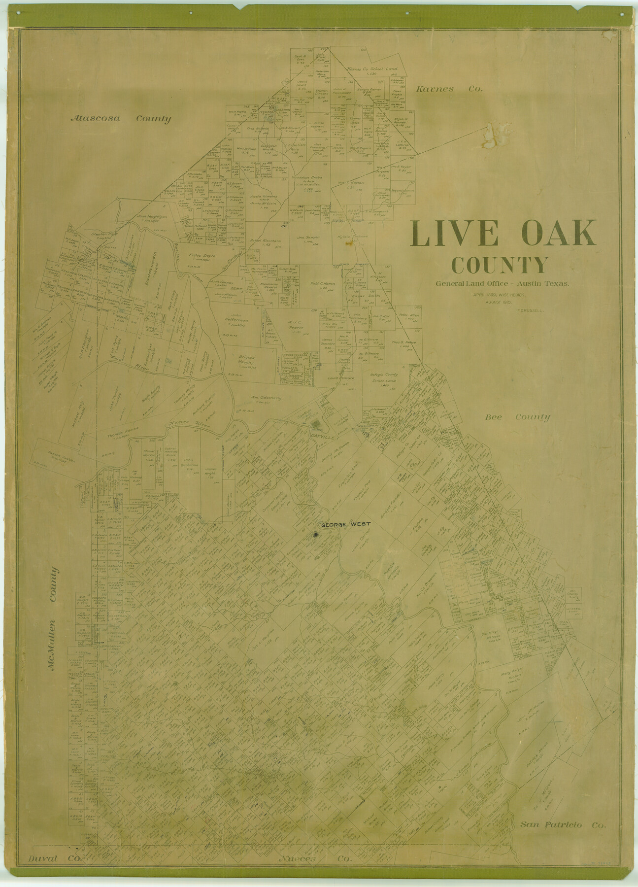 78423, Live Oak County, General Map Collection