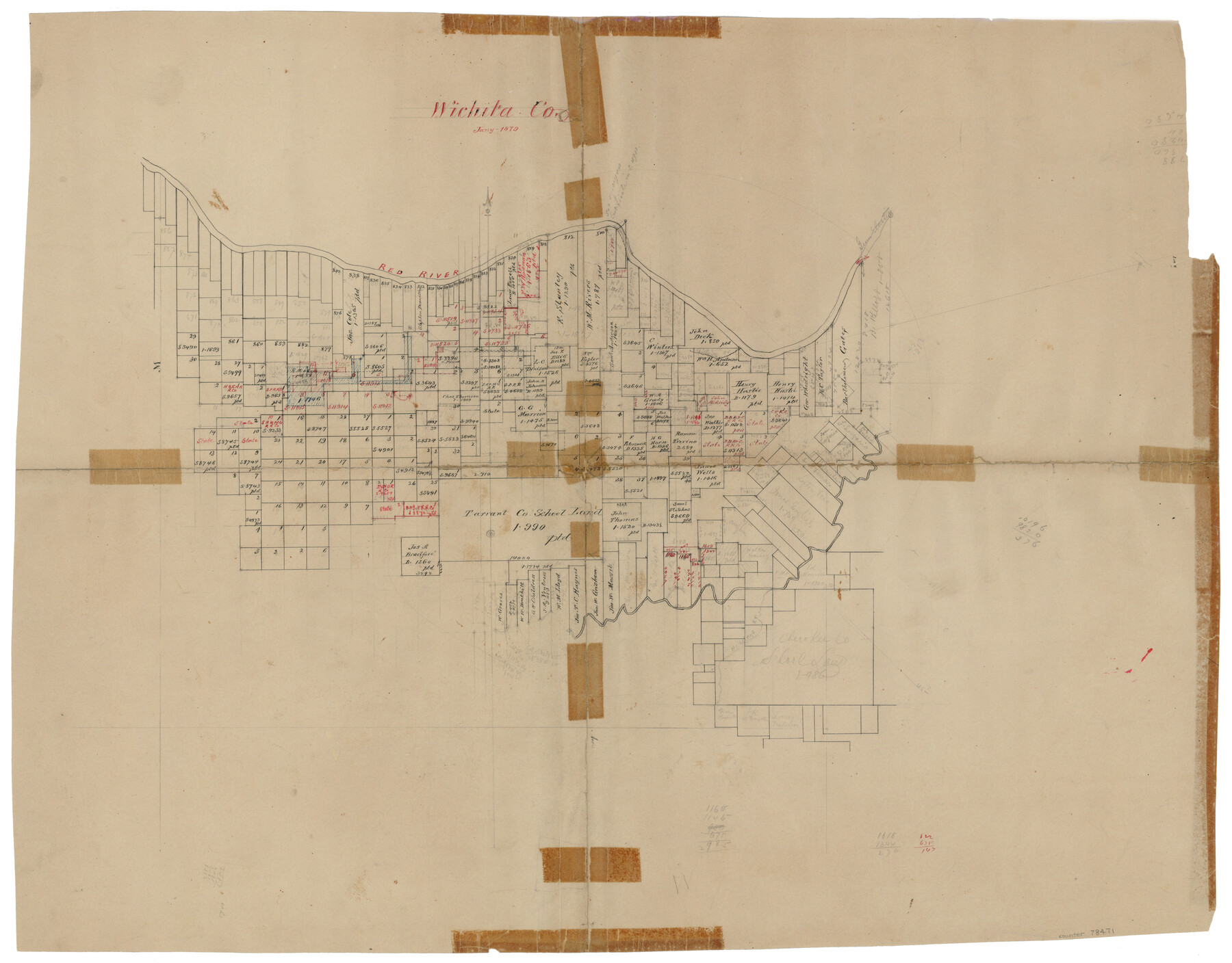 78471, Wichita County Rolled Sketch 2, General Map Collection
