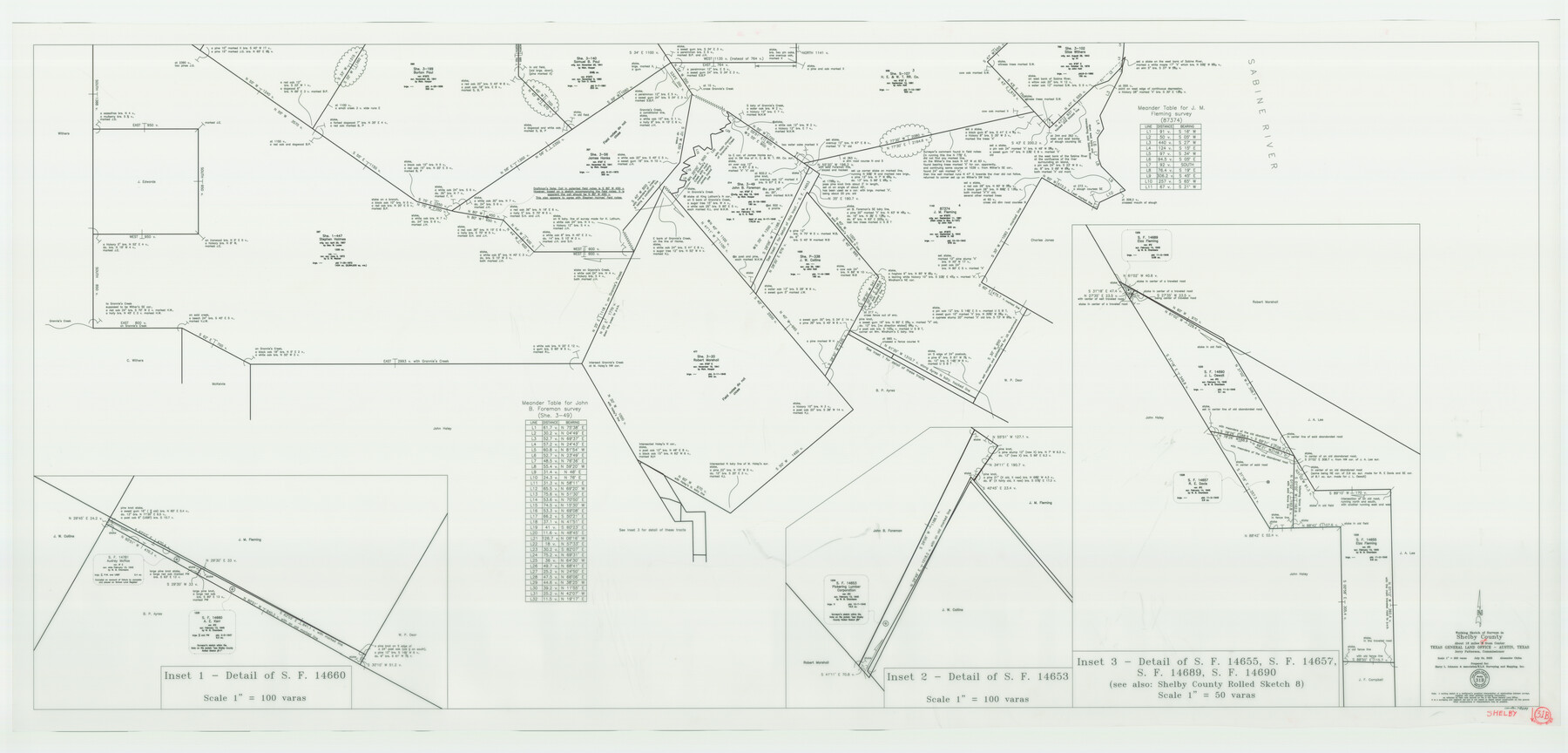 78644, Shelby County Working Sketch 31b, General Map Collection