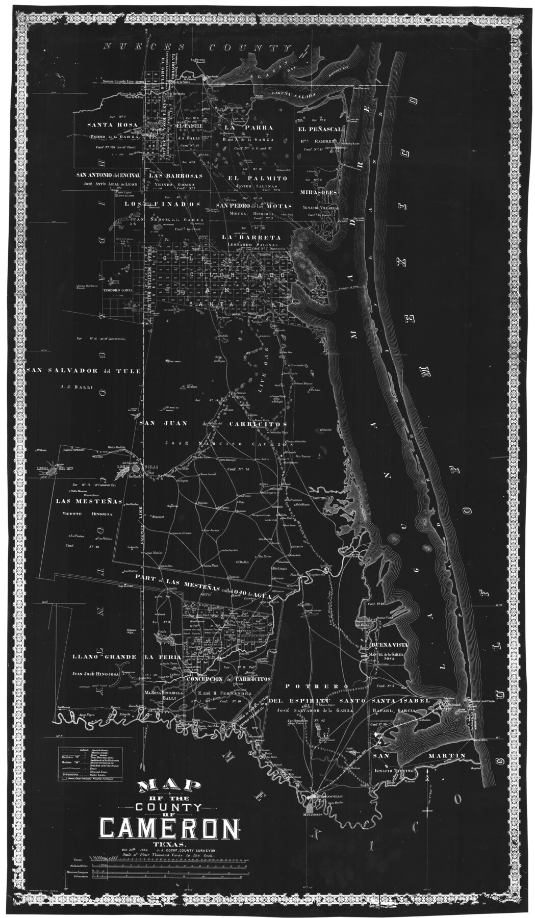 78646, Map of the County of Cameron, General Map Collection