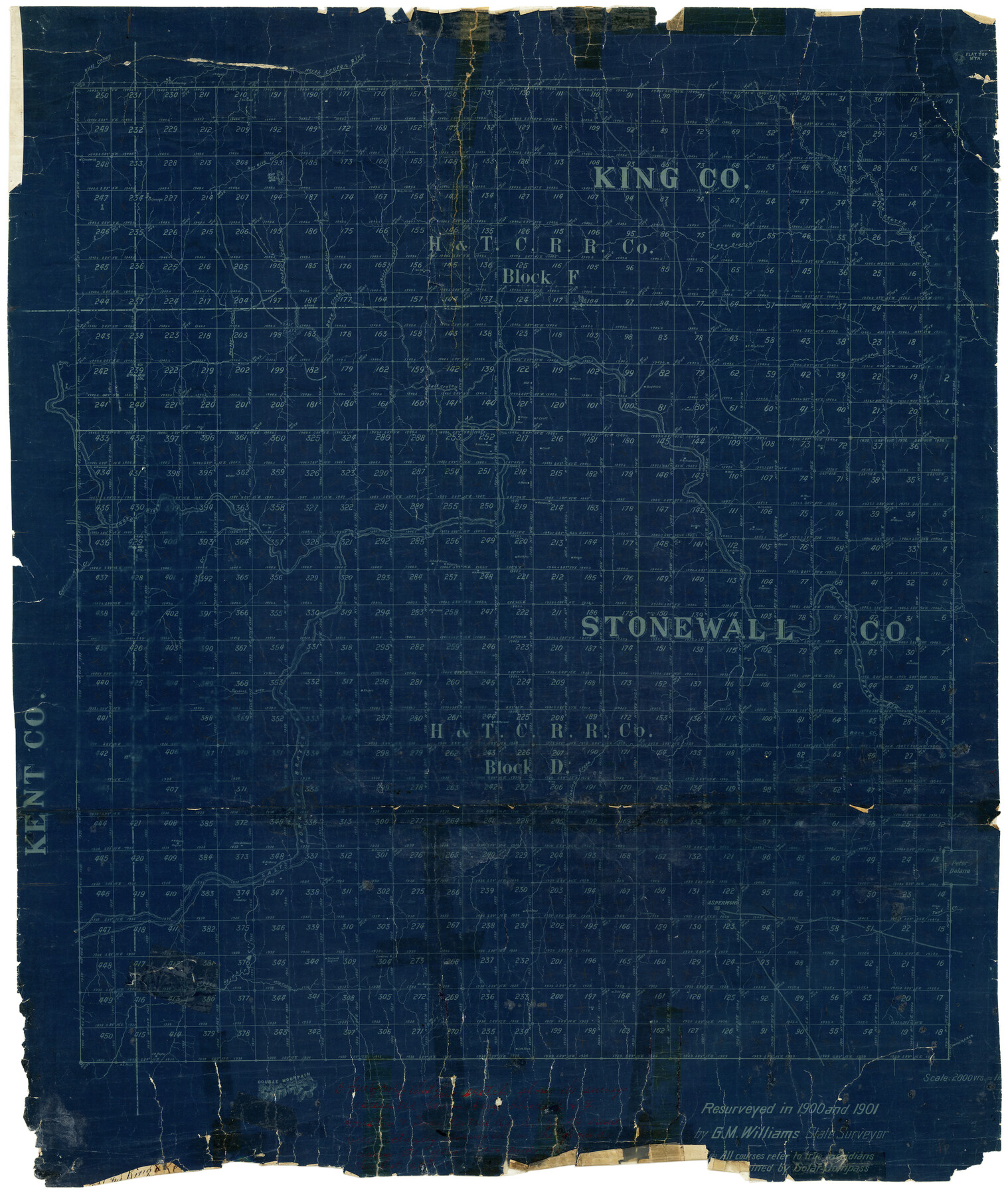 7868, Stonewall County Rolled Sketch 11A, General Map Collection
