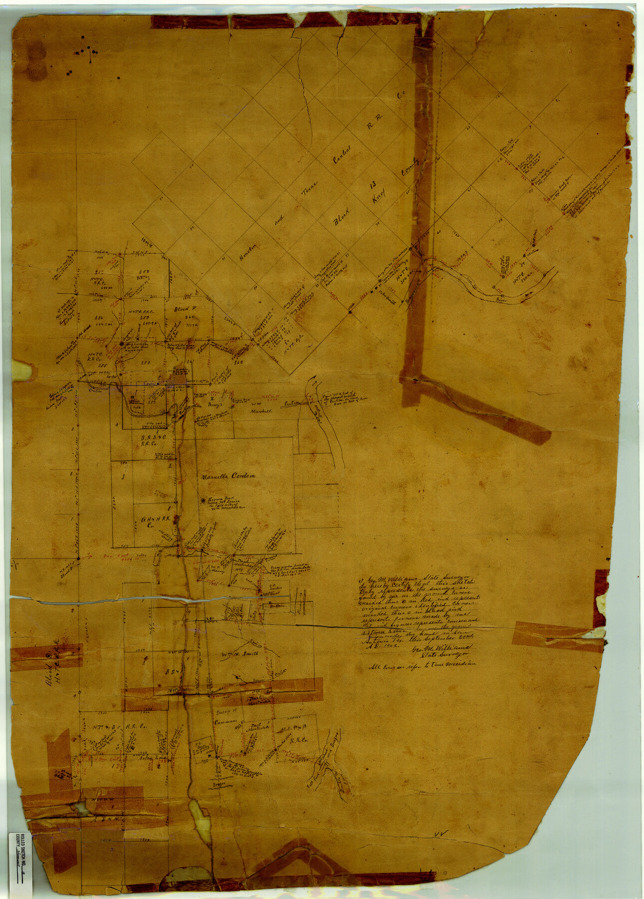 7870, Stonewall County Rolled Sketch 15, General Map Collection