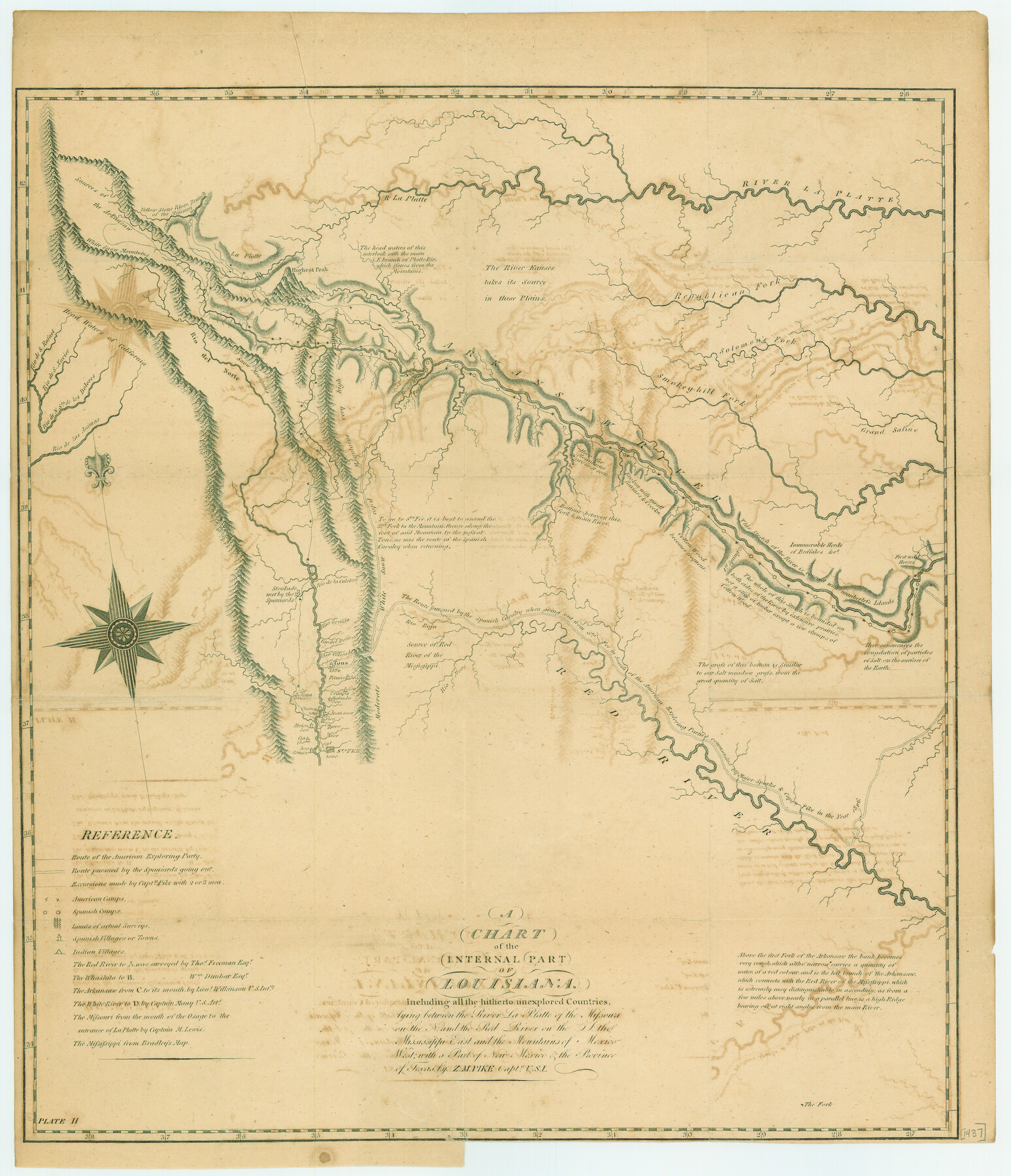 79310, A Chart of the Internal Part of Louisiana, Texas State Library and Archives