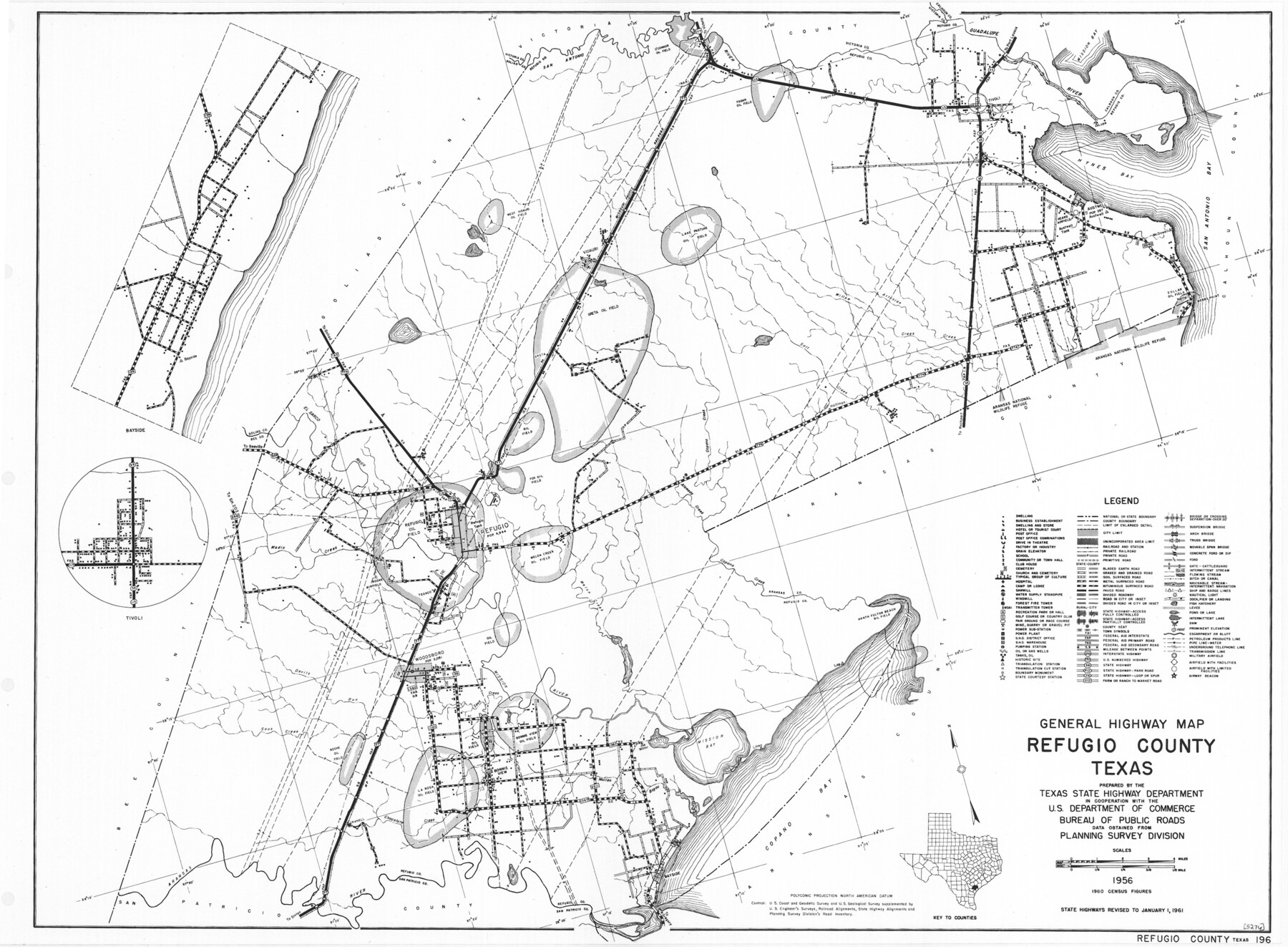 79639, General Highway Map, Refugio County, Texas, Texas State Library and Archives