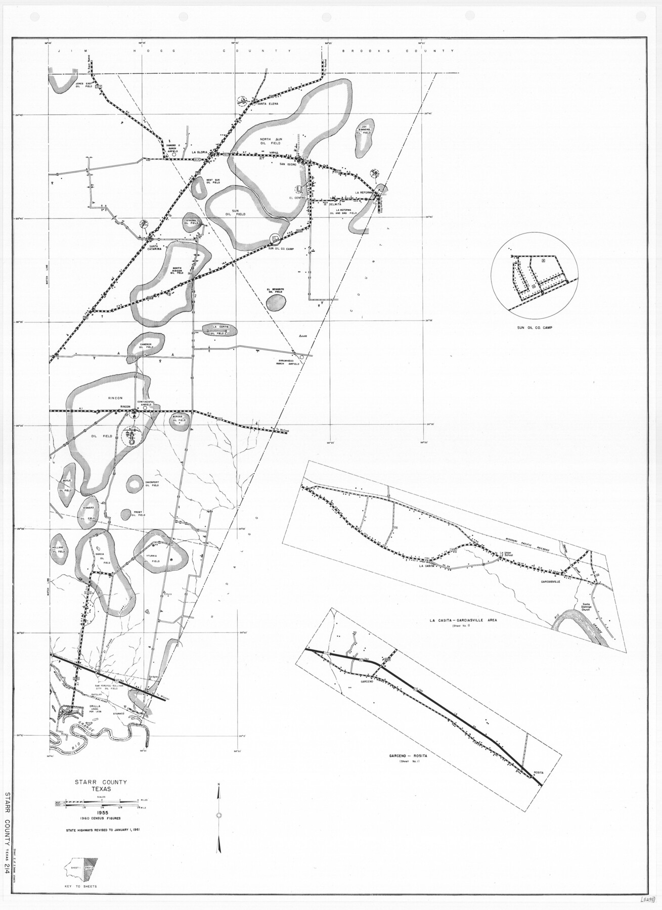 79659, General Highway Map, Starr County, Texas, Texas State Library and Archives