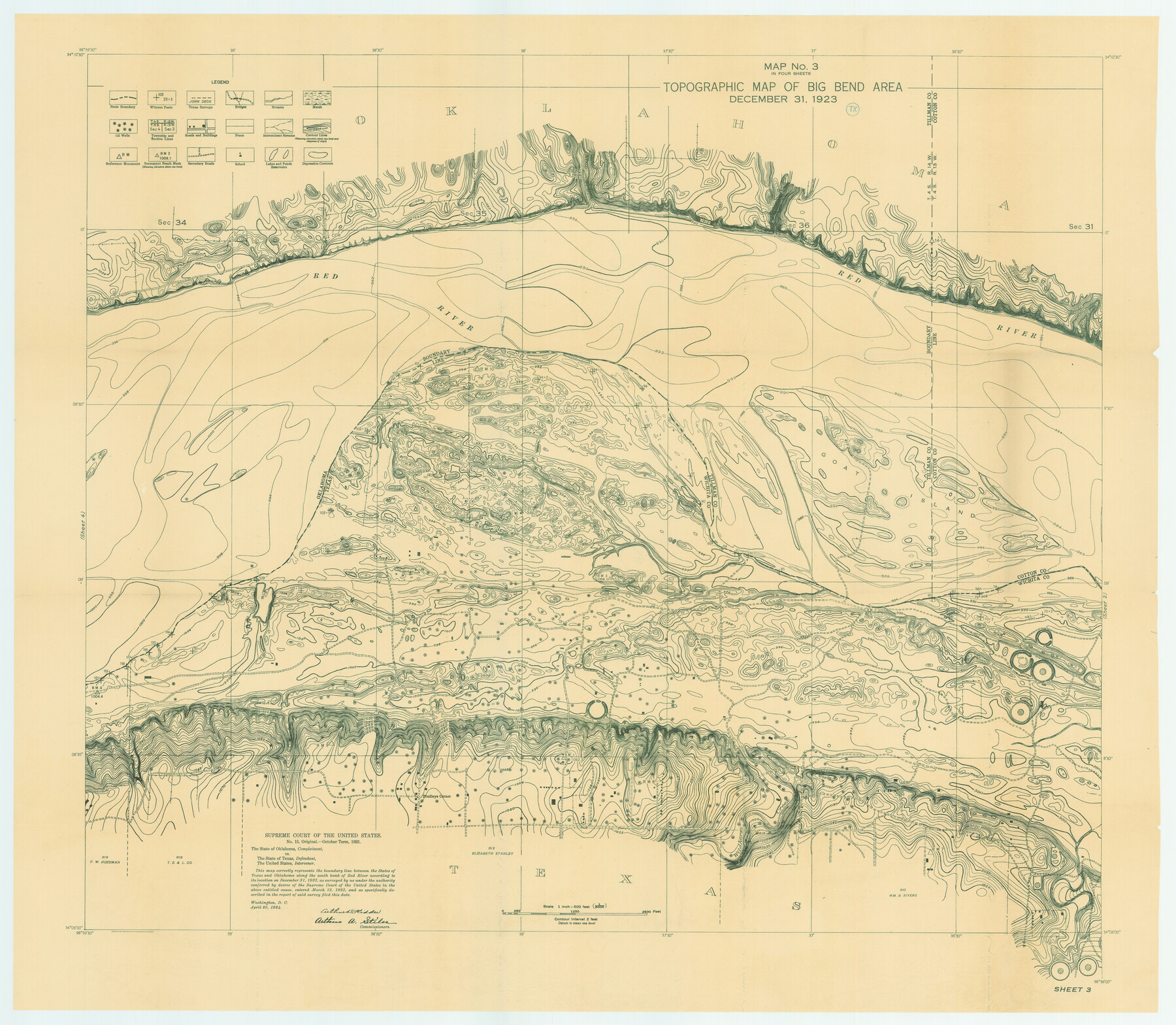 79758, Topographic Map of Big Bend Area, Texas State Library and Archives