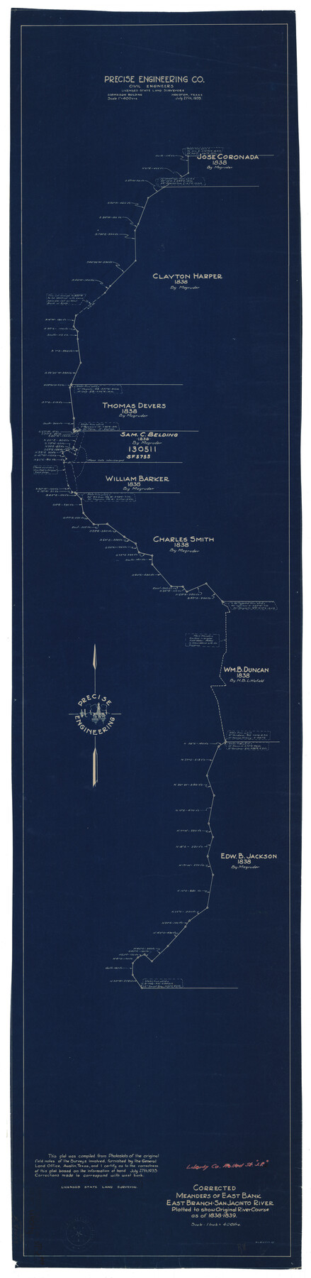 81403, Liberty County Rolled Sketch JP2, General Map Collection