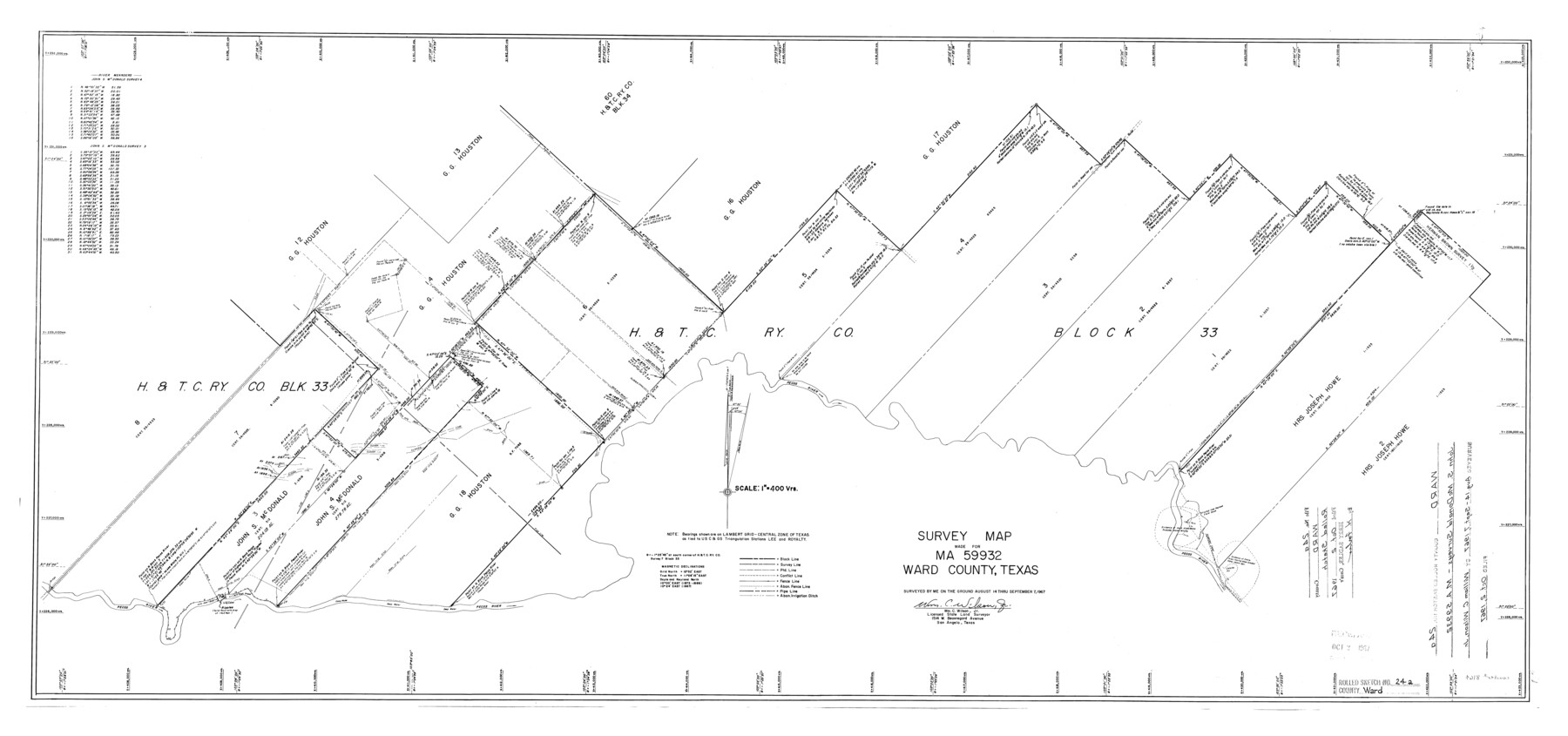 8164, Ward County Rolled Sketch 24A, General Map Collection