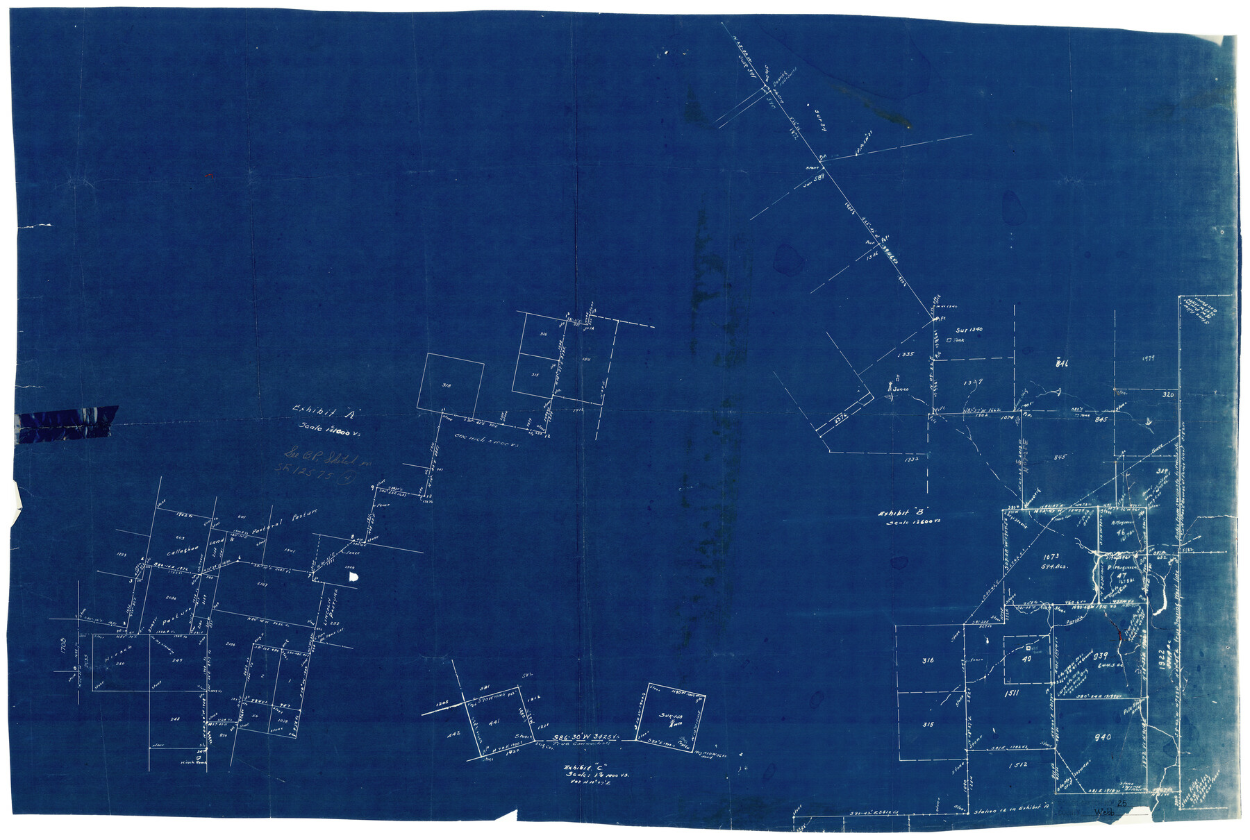 8185, Webb County Rolled Sketch 25, General Map Collection
