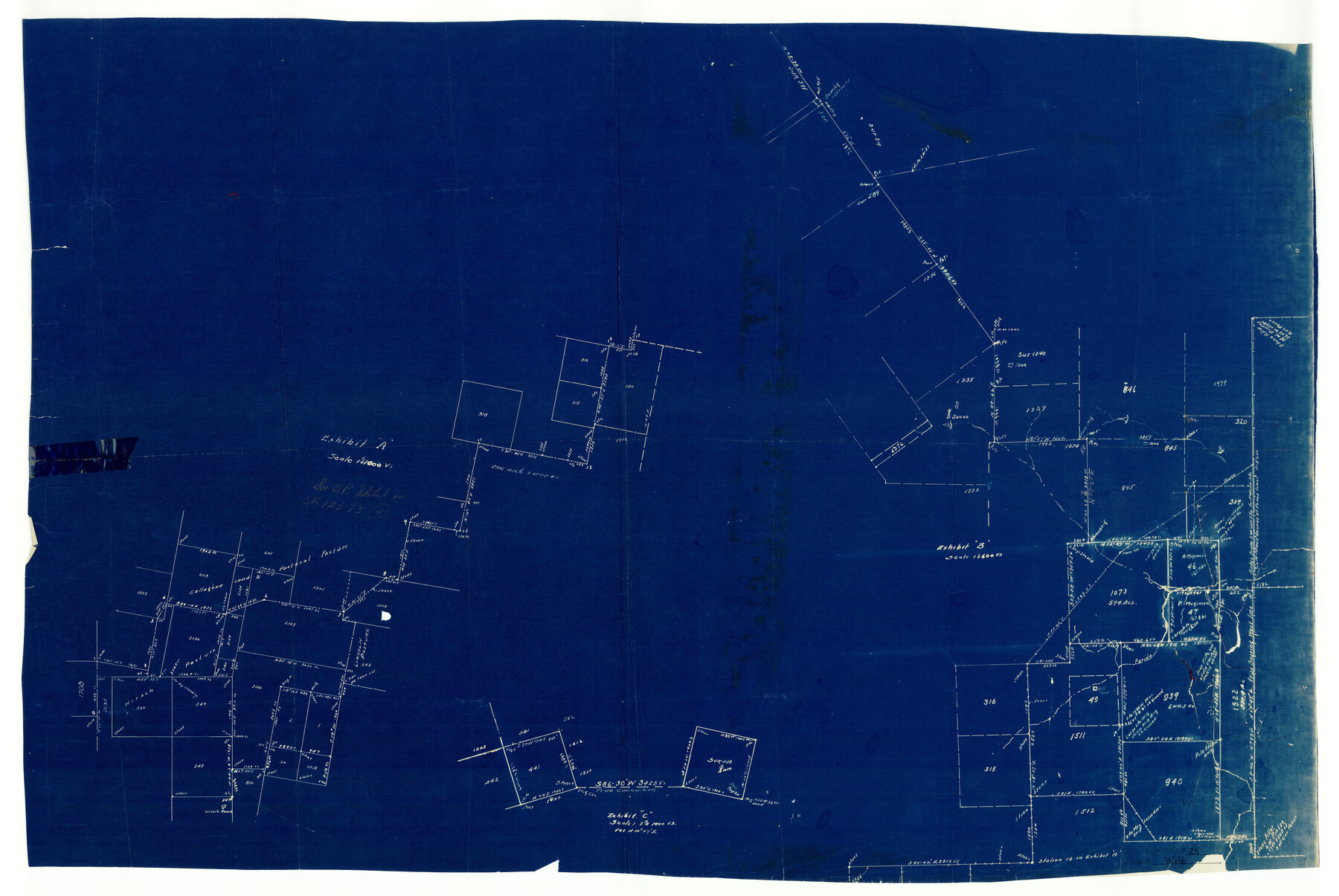 8185, Webb County Rolled Sketch 25, General Map Collection