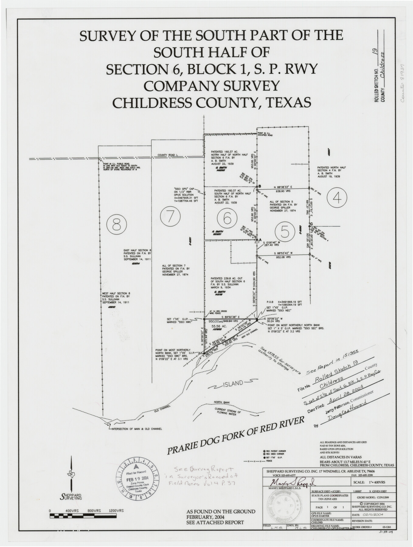 81937, Childress County Rolled Sketch 19, General Map Collection