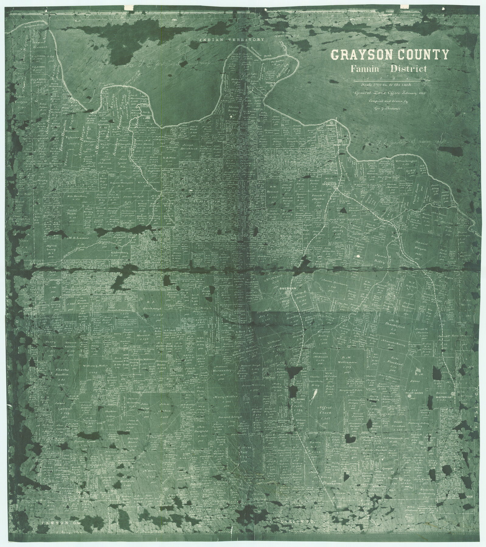 81942, Grayson County, Fannin District, General Map Collection