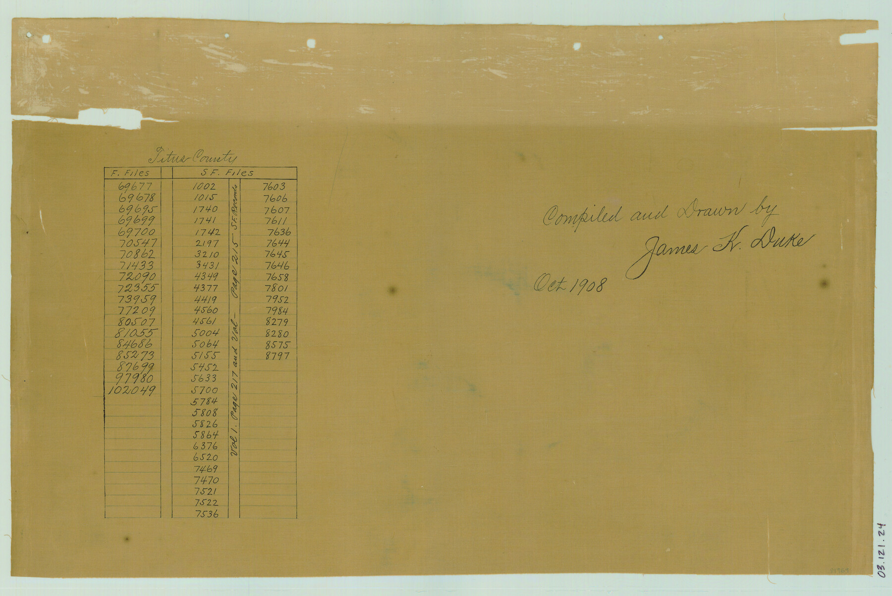 81969, Titus County, General Map Collection