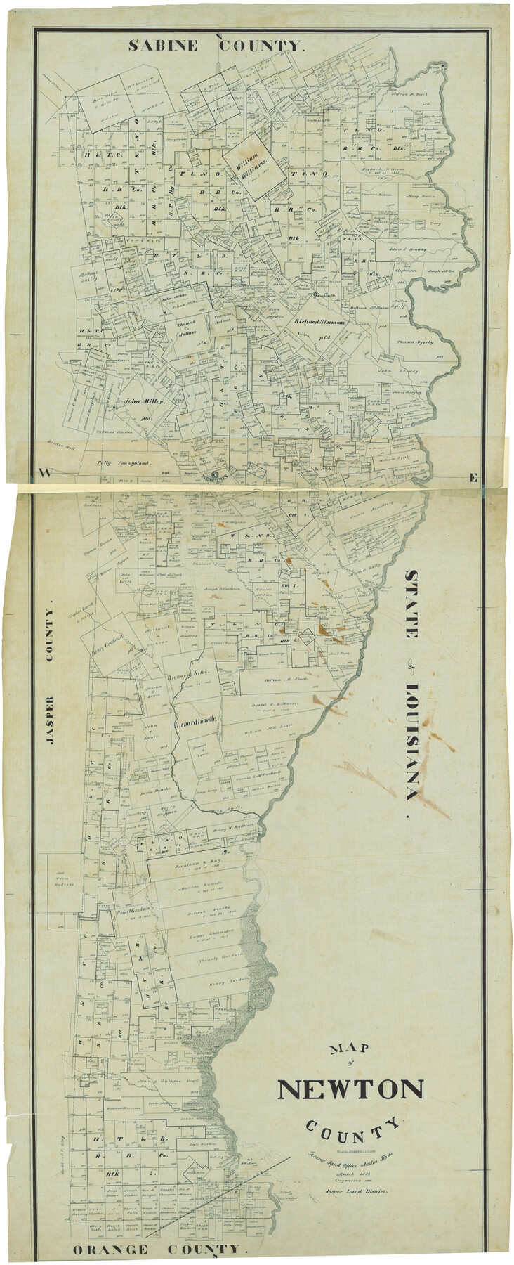 82078, Map of Newton County, General Map Collection