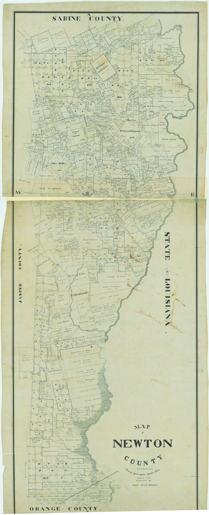82078, Map of Newton County, General Map Collection