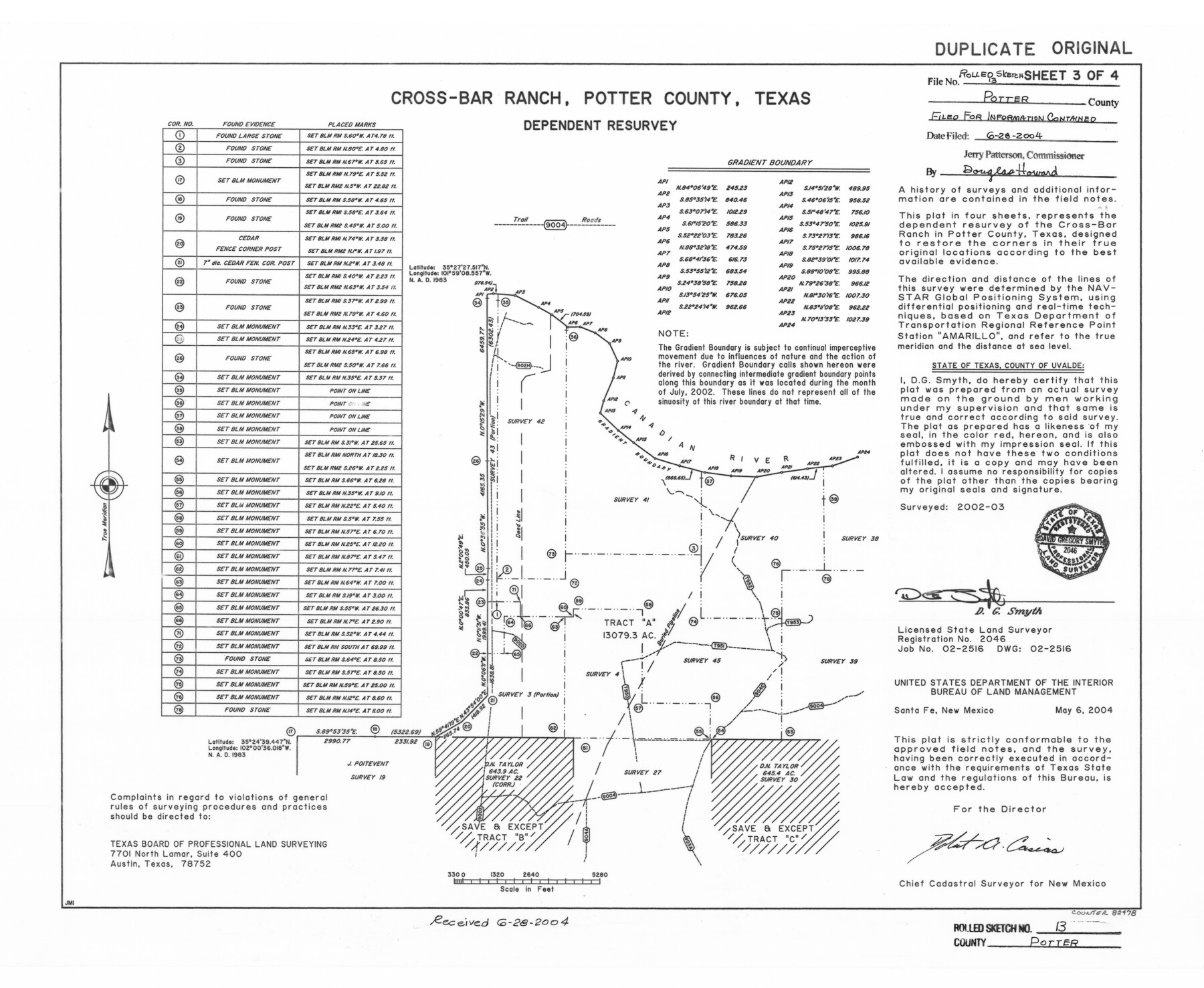 82478, Potter County Rolled Sketch 13, General Map Collection