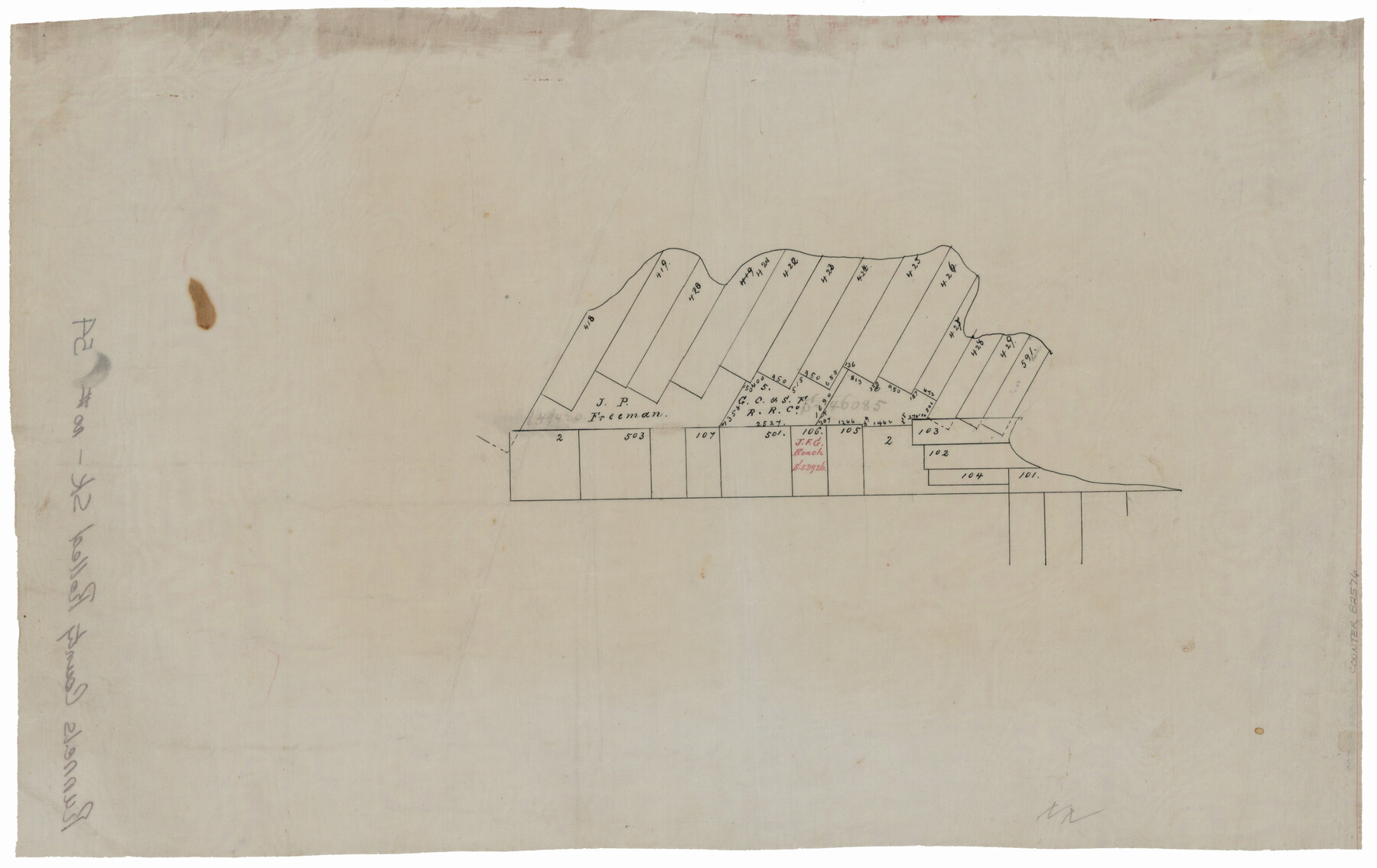 82576, Runnels County Rolled Sketch 54, General Map Collection