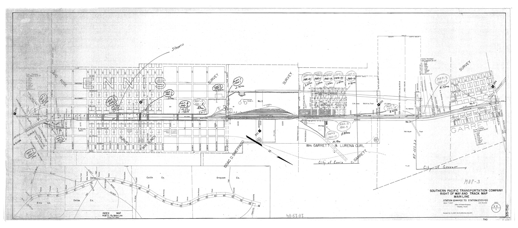 82858, Southern Pacific Transportation Company Right of Way and Track Map - Main Line, General Map Collection