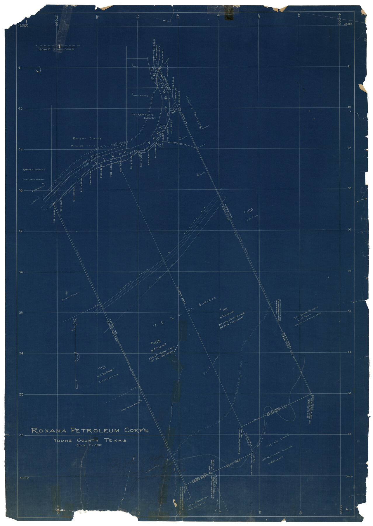 8294, Young County Rolled Sketch 6, General Map Collection