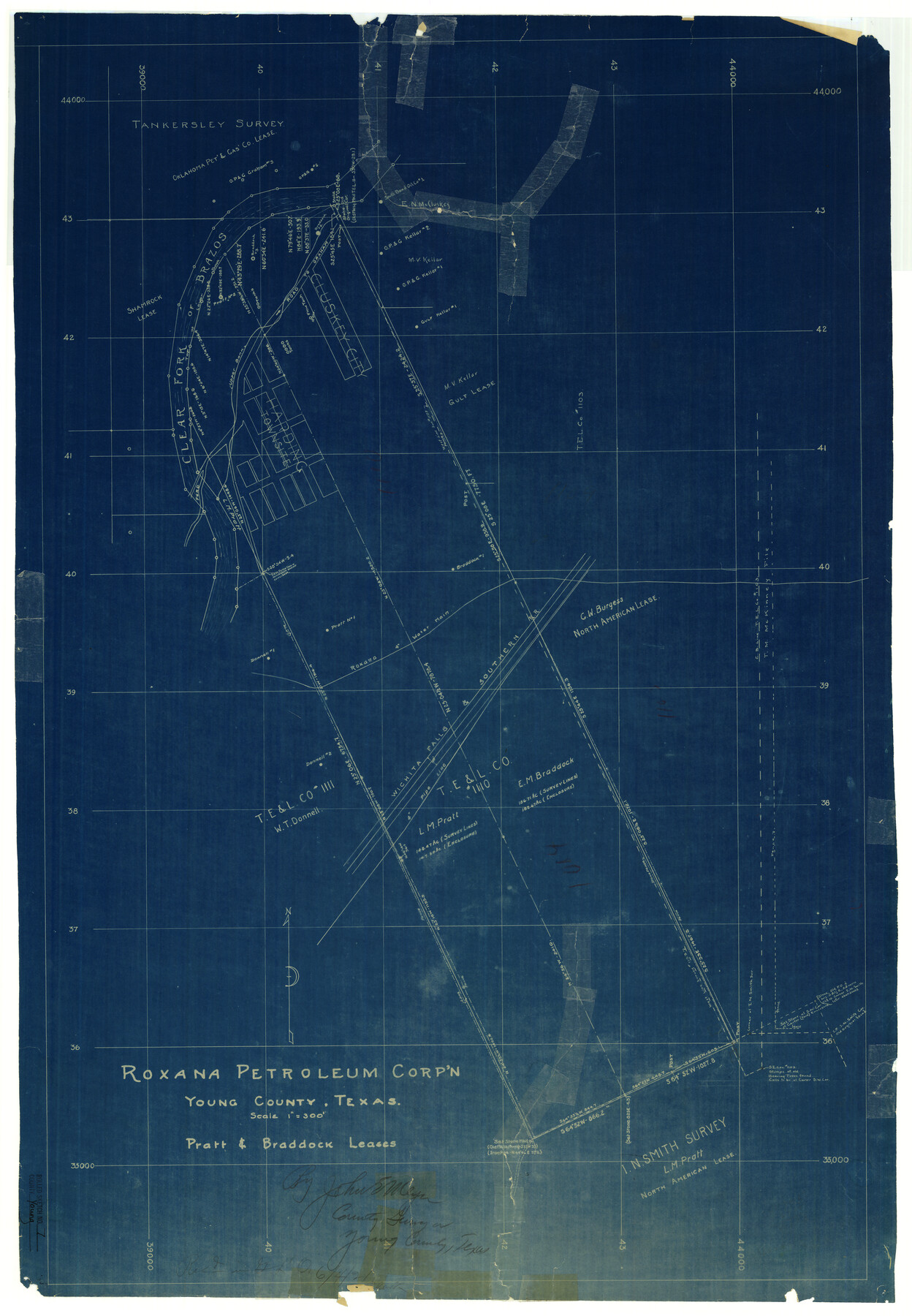 8295, Young County Rolled Sketch 7, General Map Collection