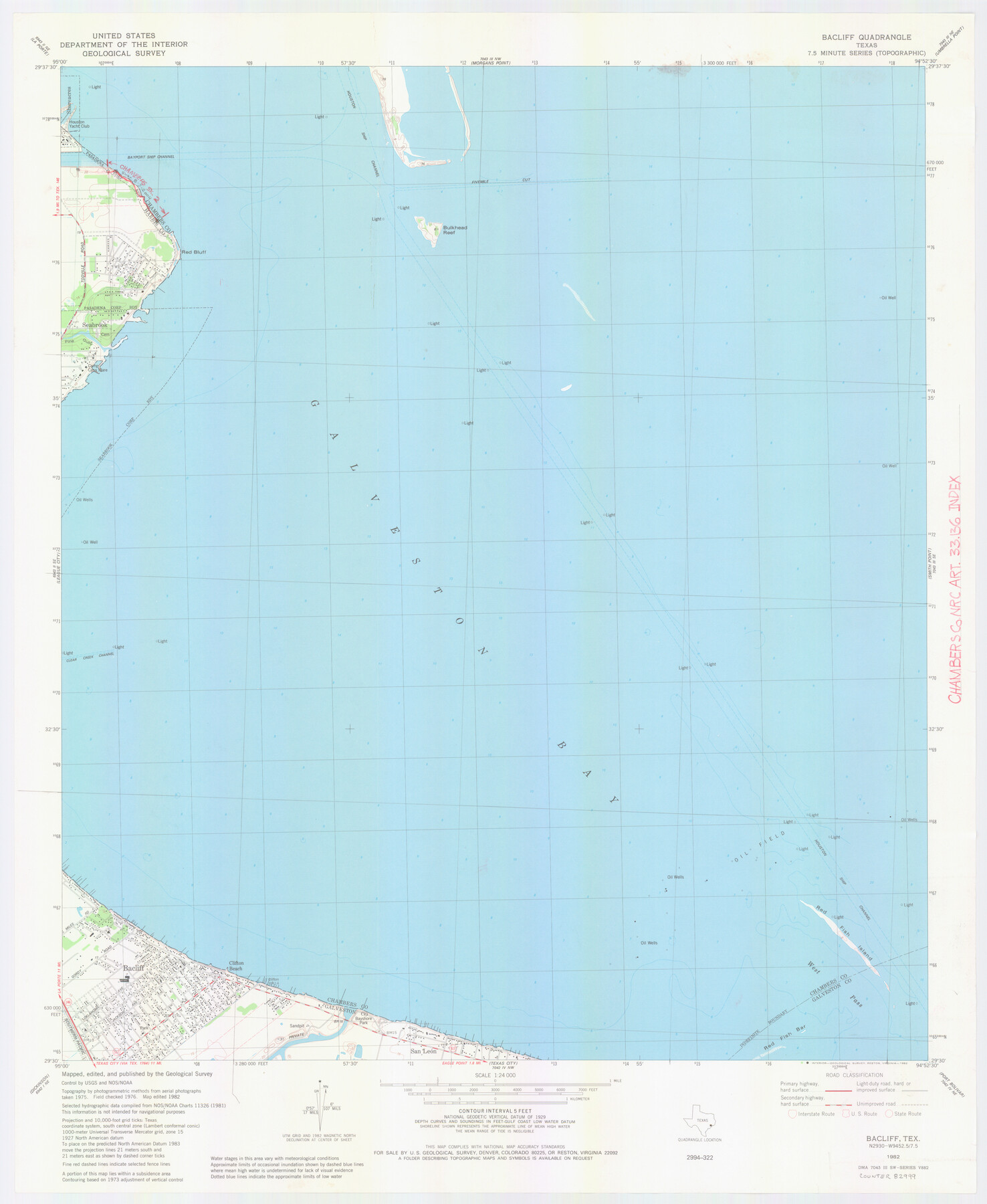 82999, Chambers County NRC Article 33.136 Location Key Sheet, General Map Collection