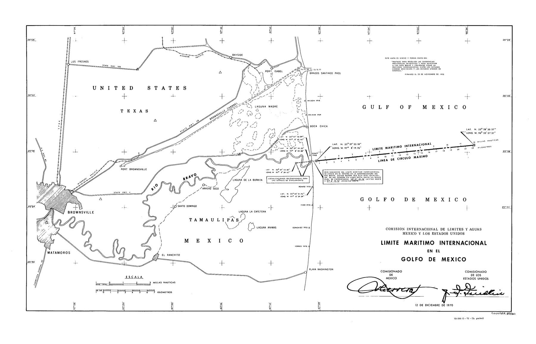 83100, Treaty to Resolve Pending Boundary Differences and Maintain the Rio Grande and Colorado River as the International Boundary Between the United States of American and Mexico, General Map Collection