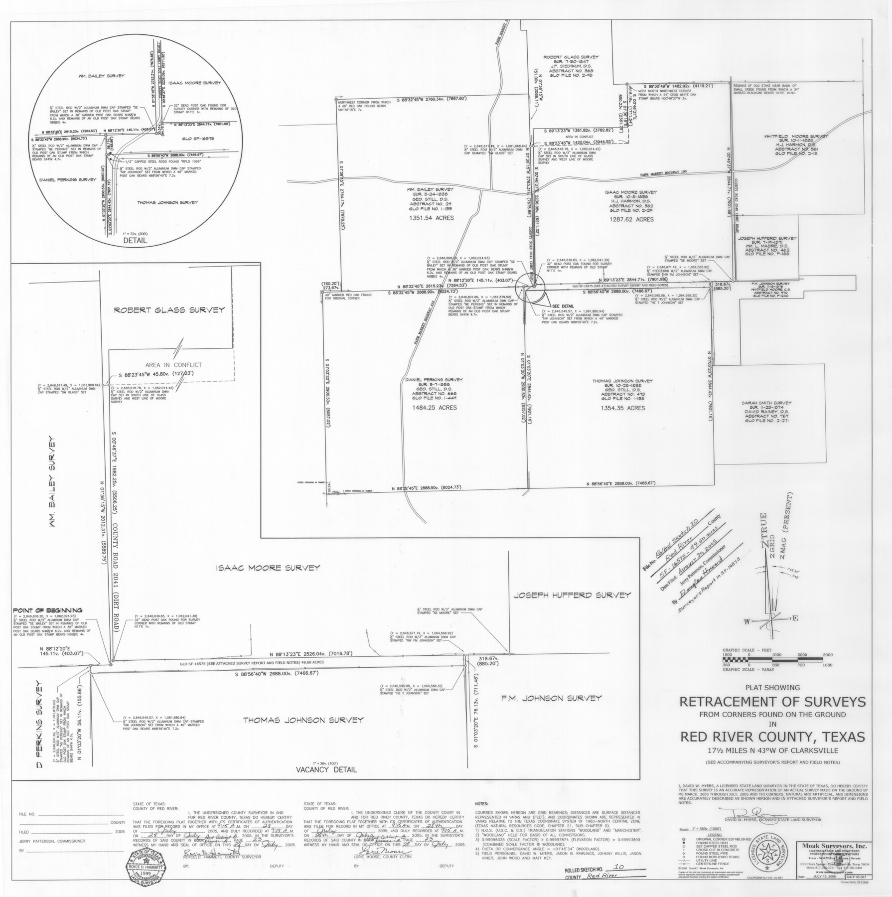 83316, Red River County Rolled Sketch 10, General Map Collection