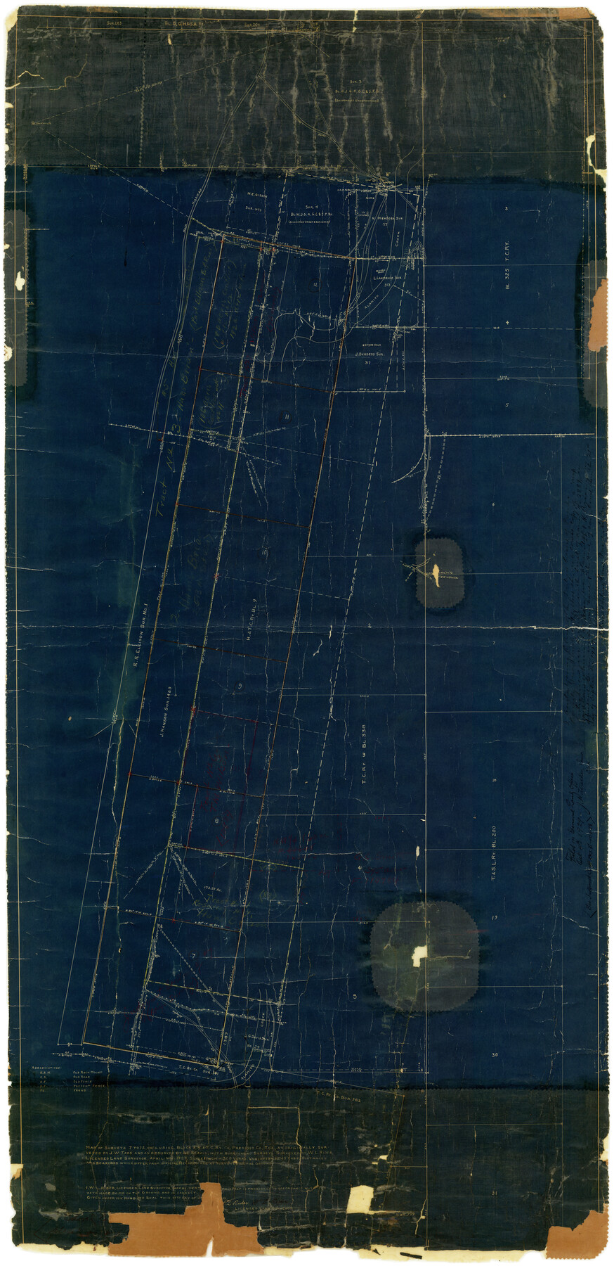 8351, Presidio County Rolled Sketch 73, General Map Collection
