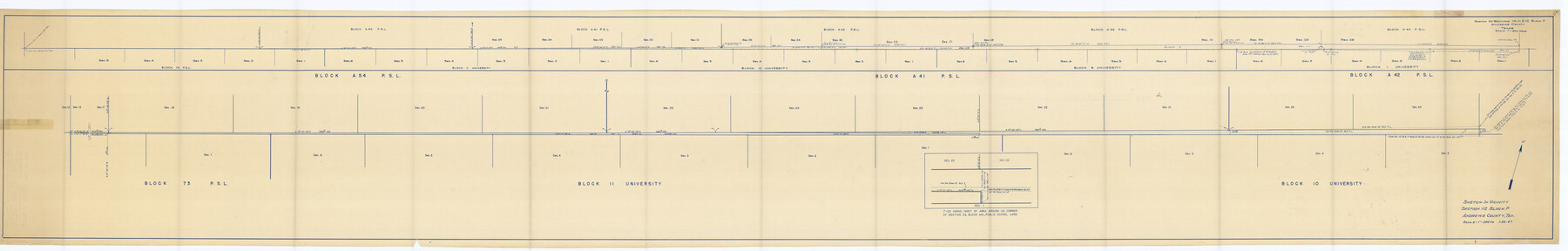 8399, Andrews County Rolled Sketch 27, General Map Collection