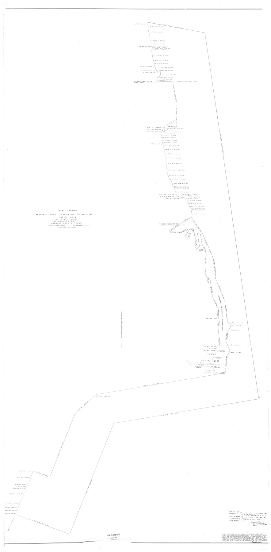 8409, Aransas County Rolled Sketch 9, General Map Collection
