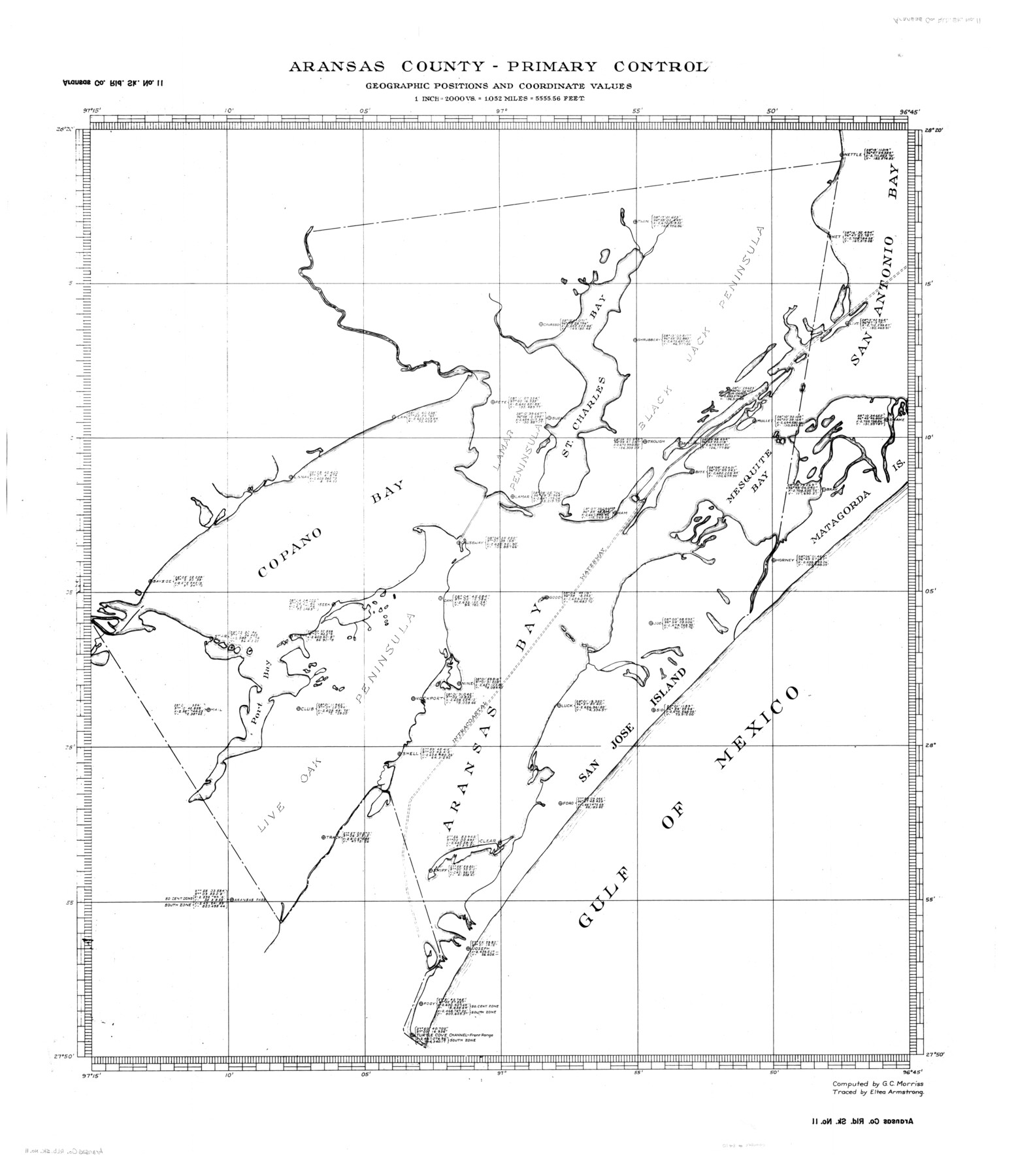 8410, Aransas County Rolled Sketch 11, General Map Collection