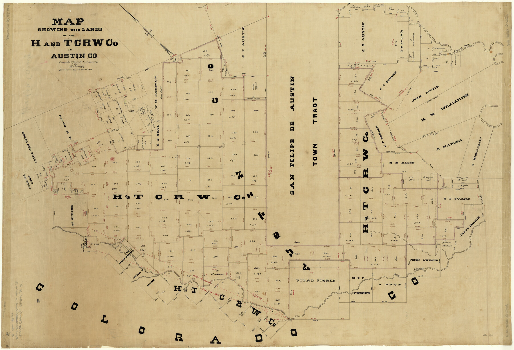 8435, Austin County Rolled Sketch 4, General Map Collection
