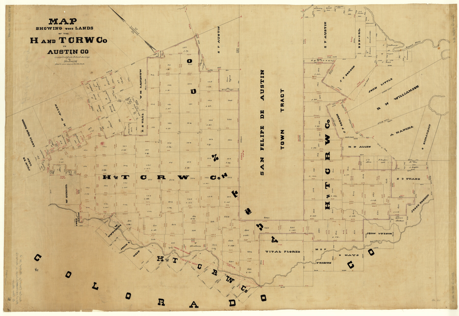 8435, Austin County Rolled Sketch 4, General Map Collection