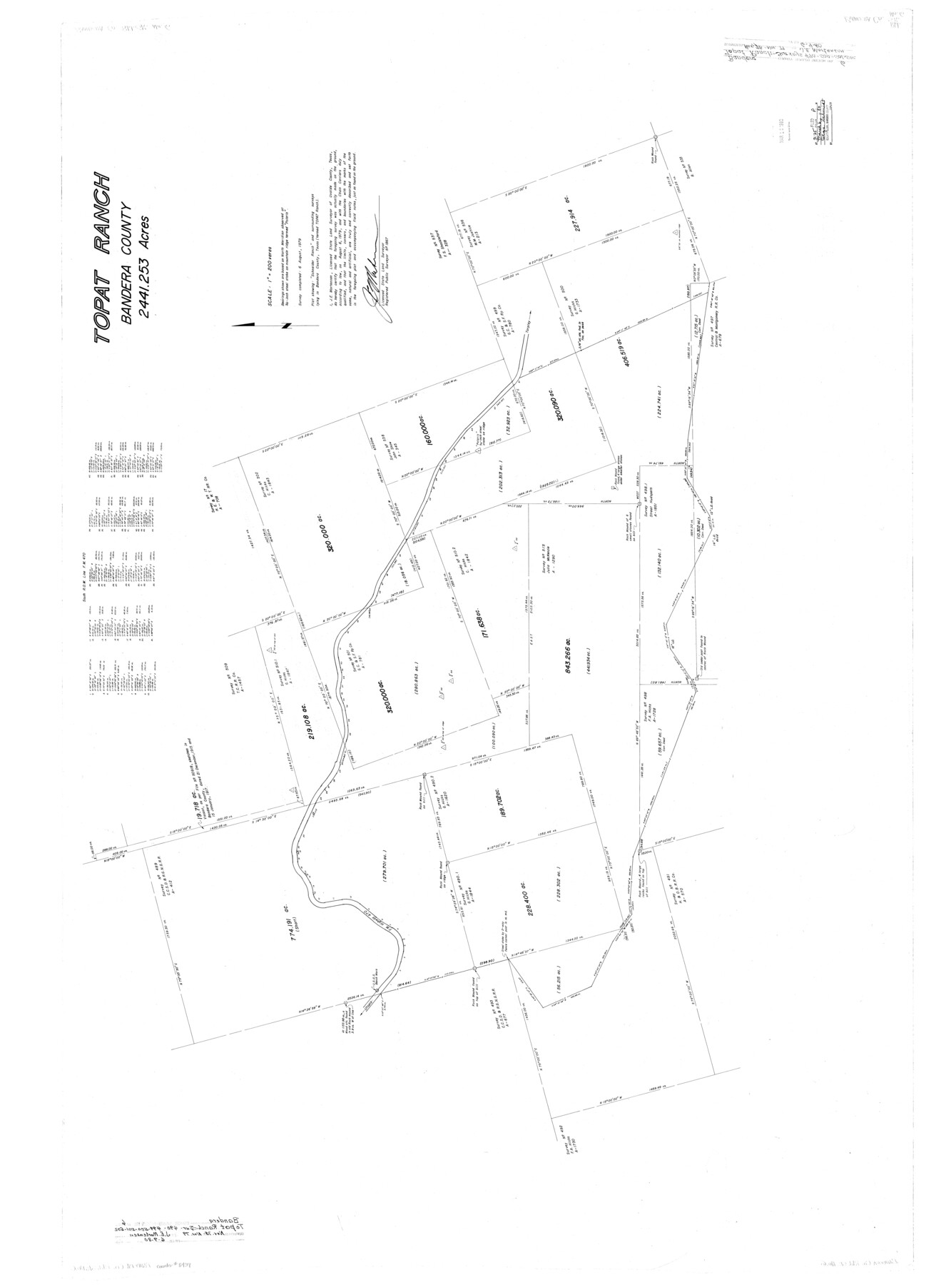 8439, Bandera County Rolled Sketch 6, General Map Collection