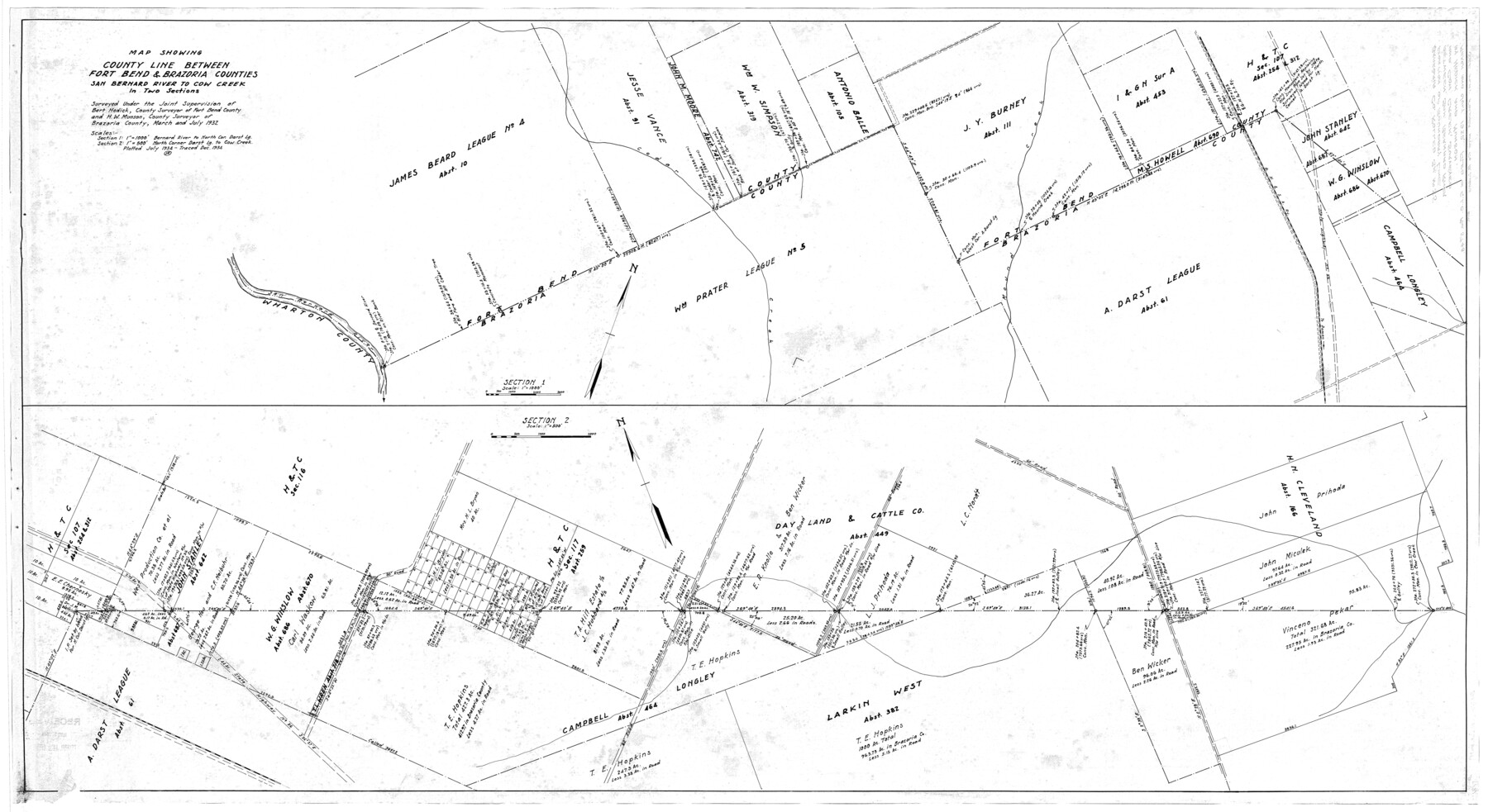 8459, Brazoria County Rolled Sketch 35, General Map Collection

