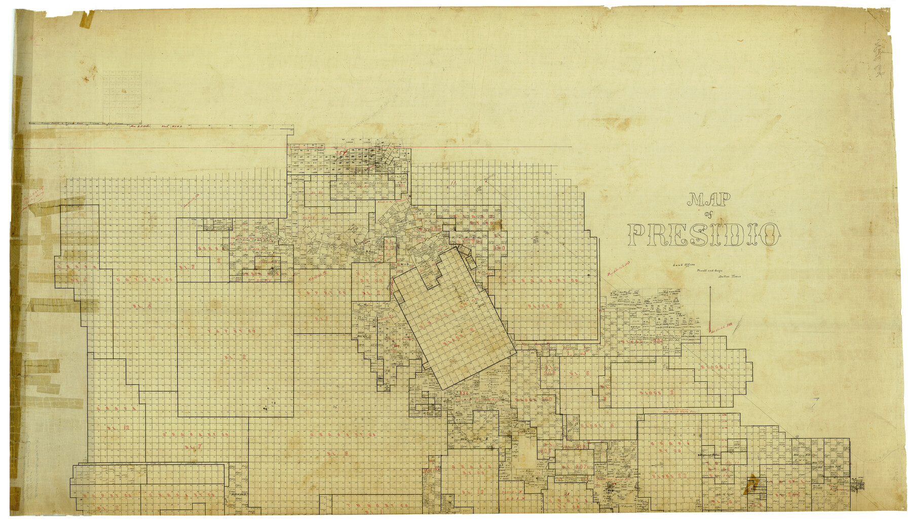 8468, Brewster County Rolled Sketch 9, General Map Collection