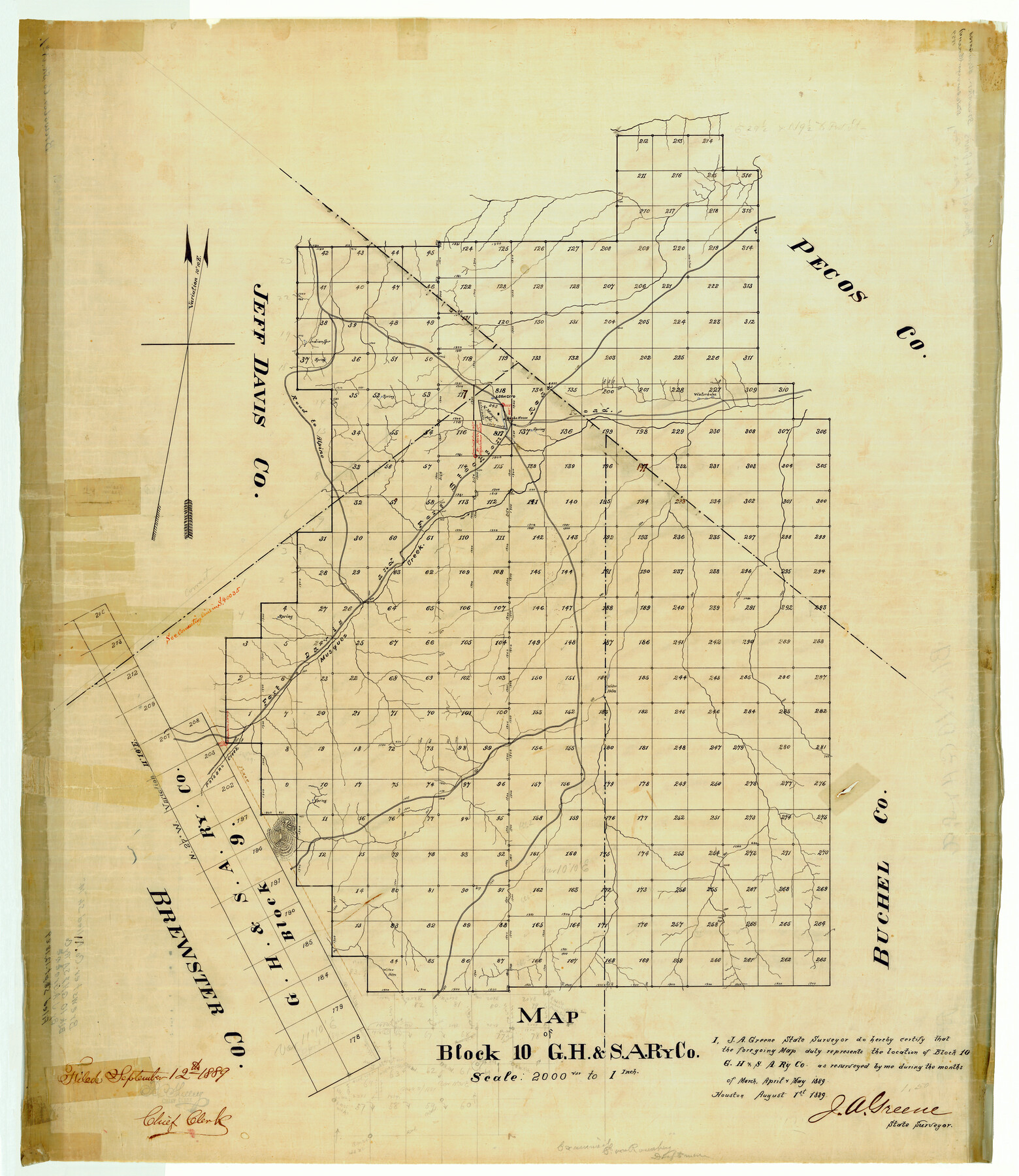 8469, Brewster County Rolled Sketch 14, General Map Collection