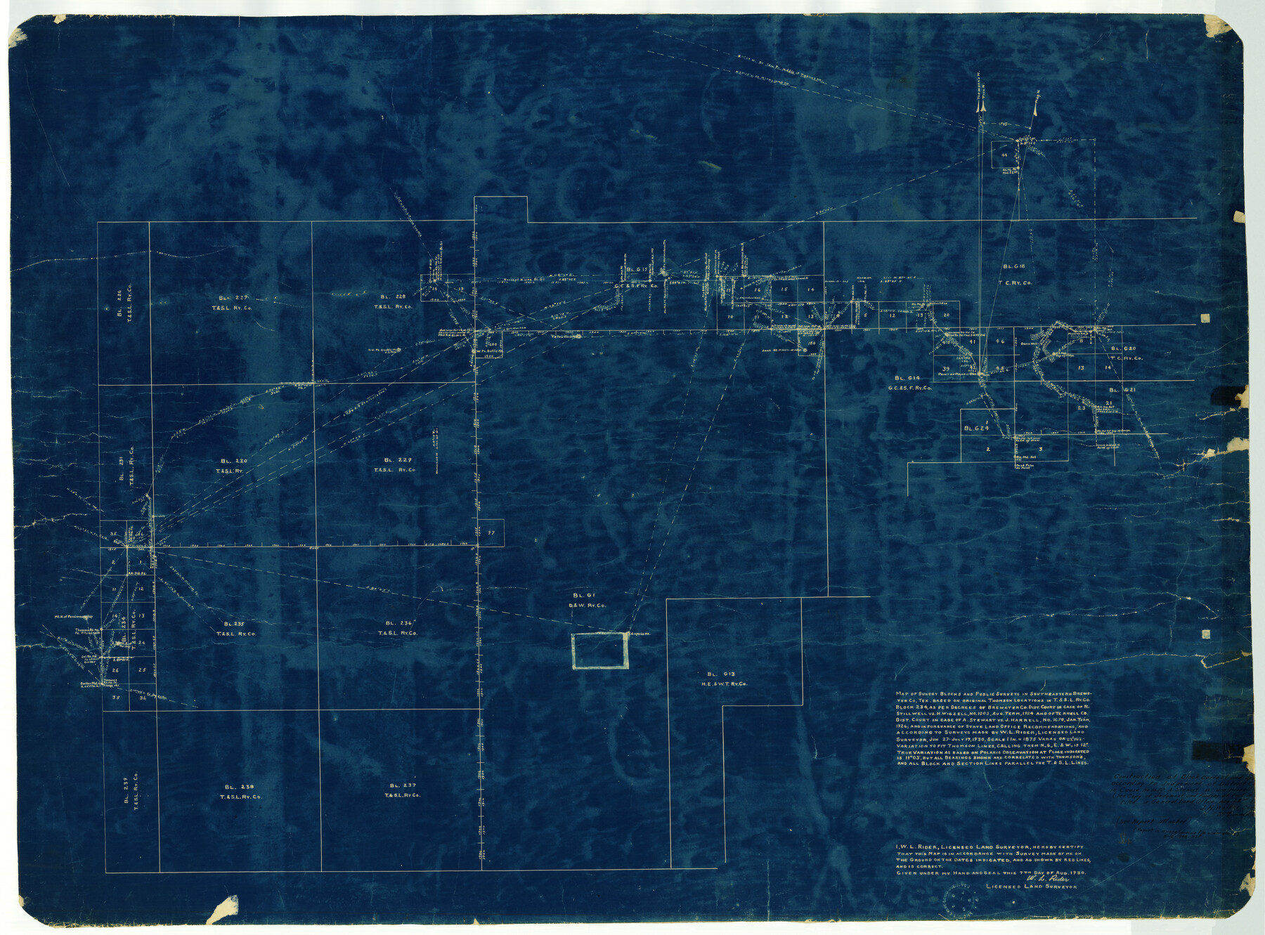 8478, Brewster County Rolled Sketch 49, General Map Collection