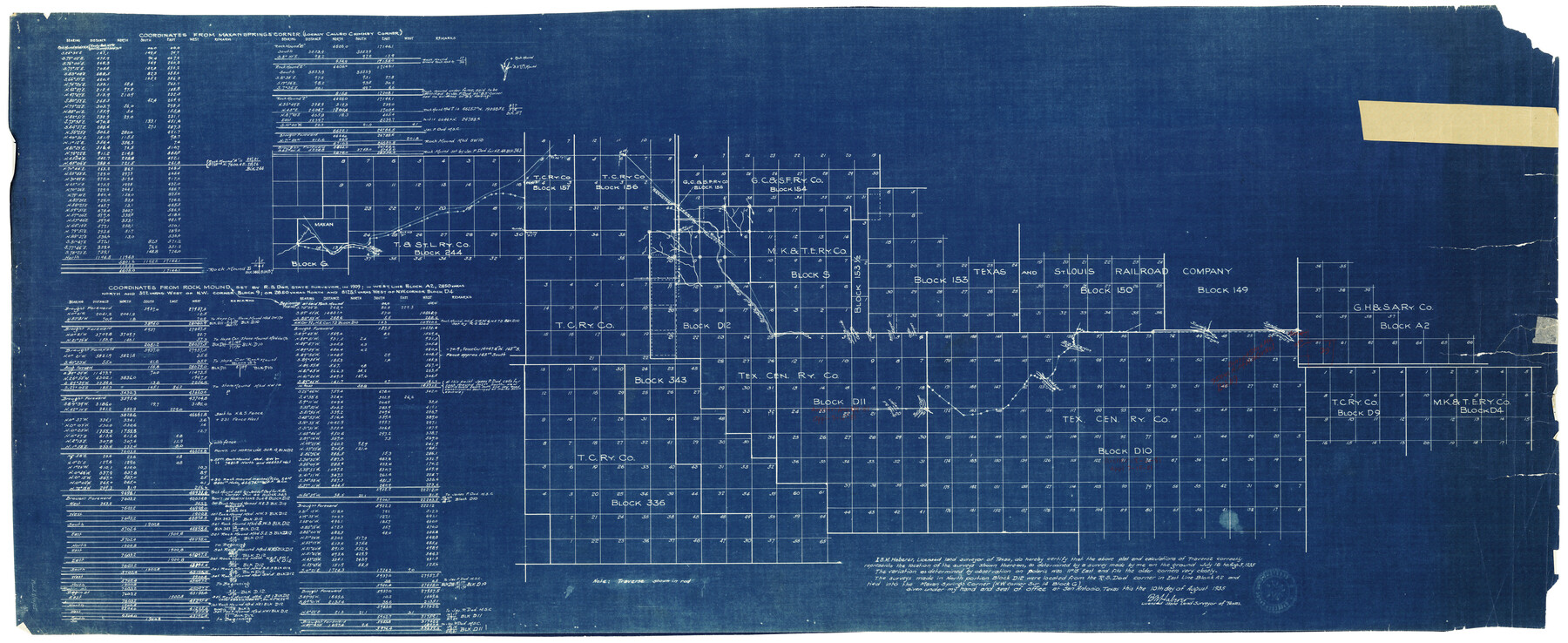 8479, Brewster County Rolled Sketch 52, General Map Collection
