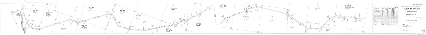 8514, Brewster County Rolled Sketch 115, General Map Collection
