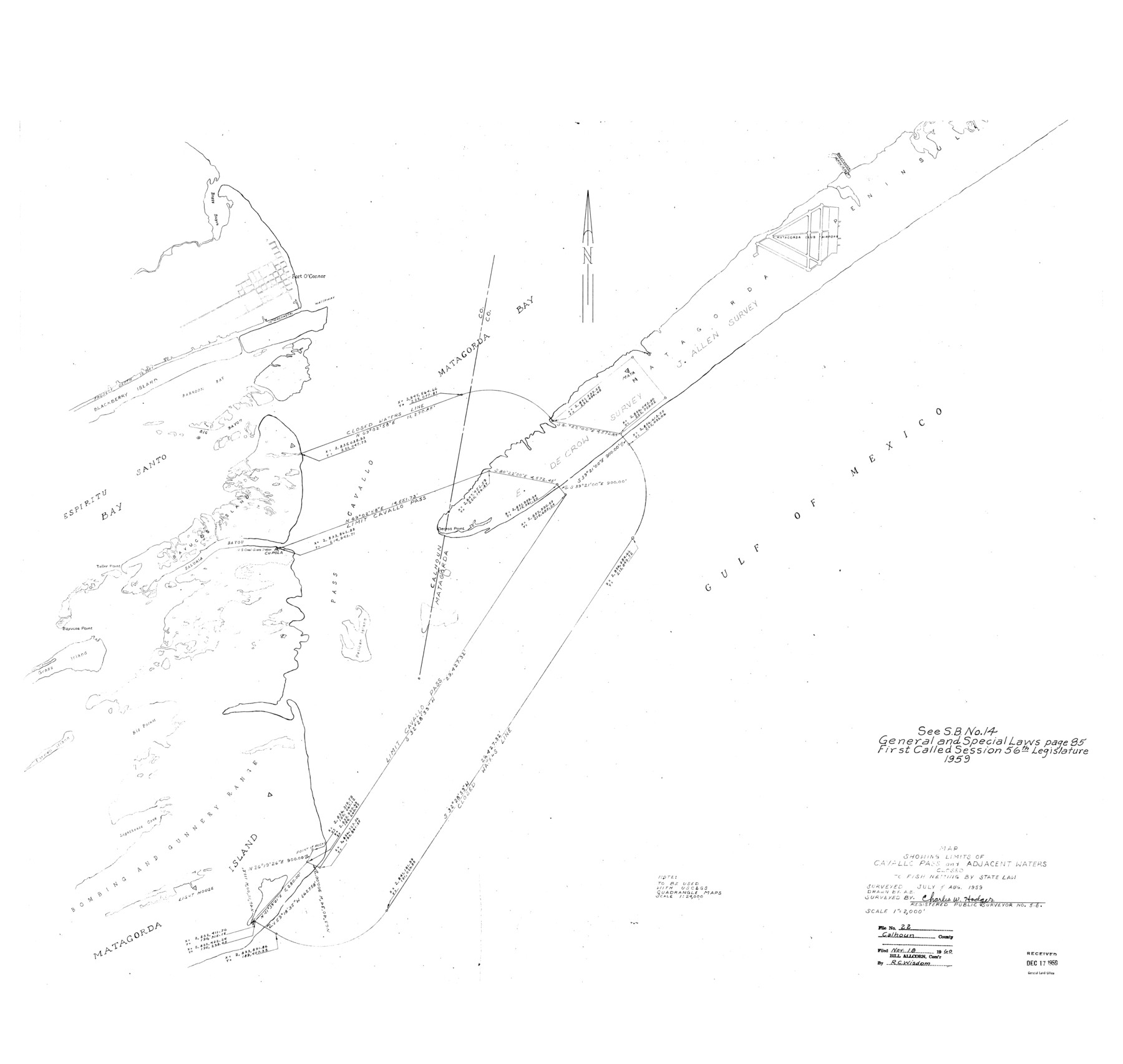 8552, Calhoun County Rolled Sketch 22, General Map Collection