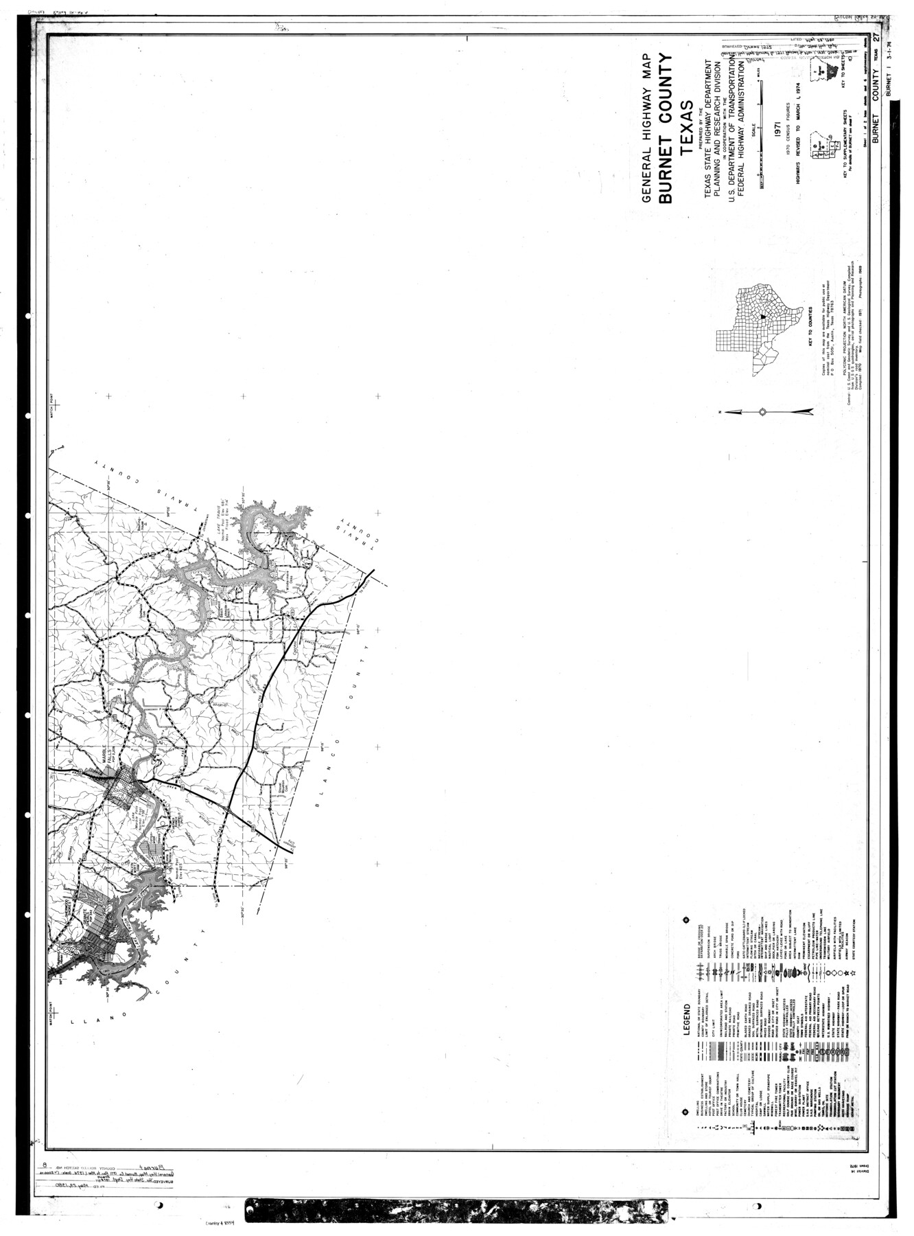 8554, Burnet County Rolled Sketch 8, General Map Collection