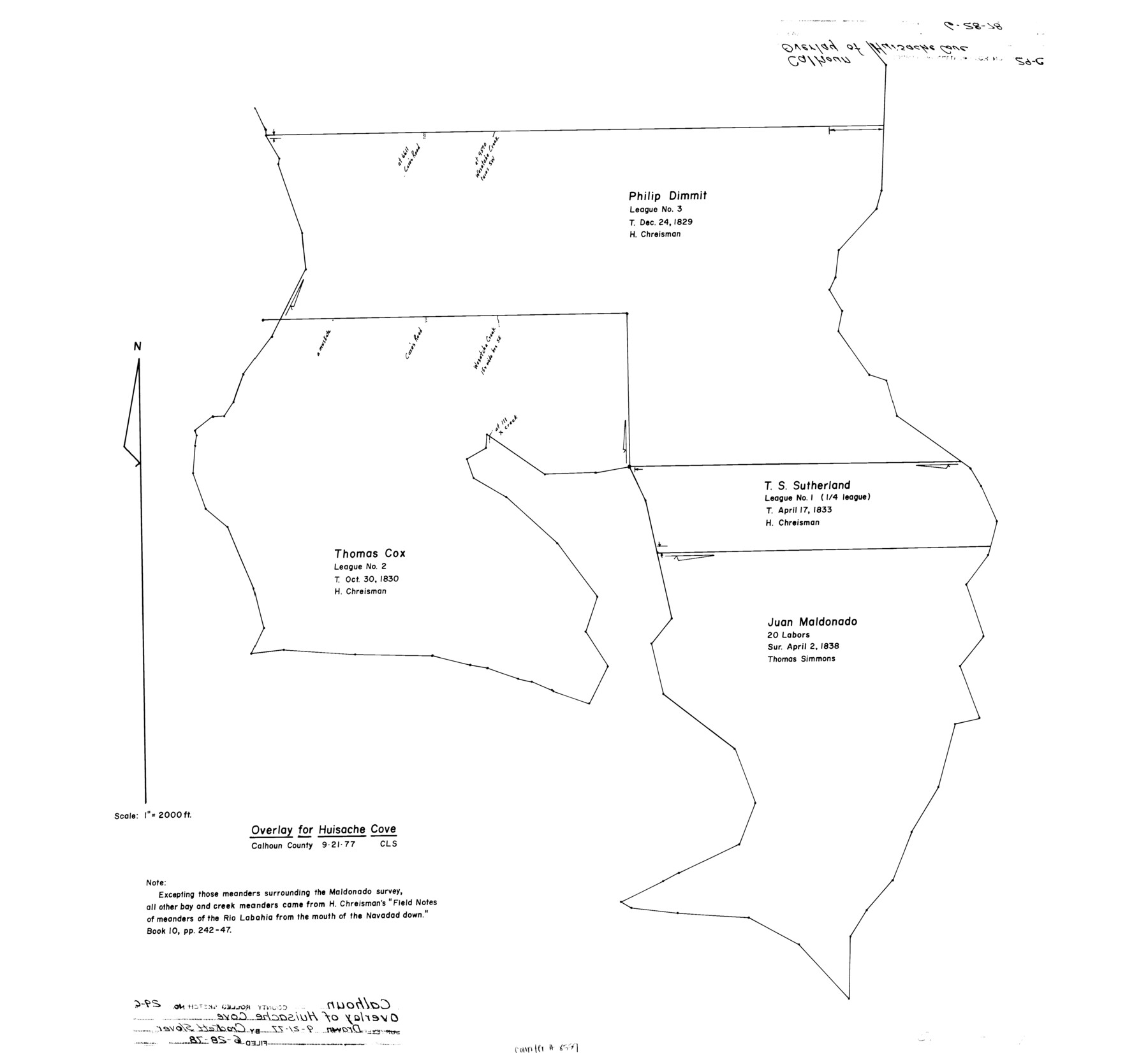 8559, Calhoun County Rolled Sketch 29C, General Map Collection