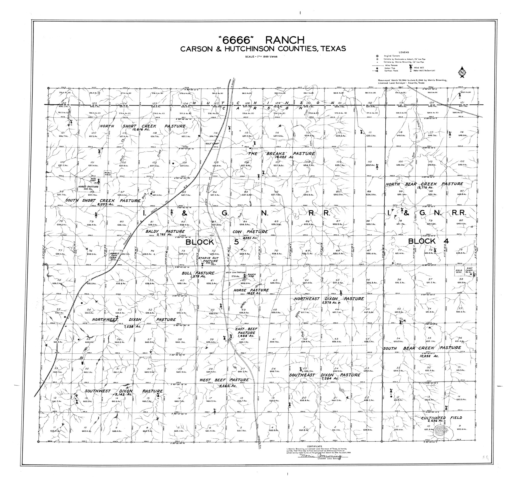 8580, Carson County Rolled Sketch 1, General Map Collection