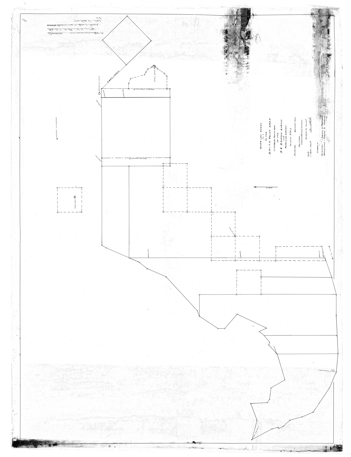 8595, Chambers County Rolled Sketch 24A, General Map Collection